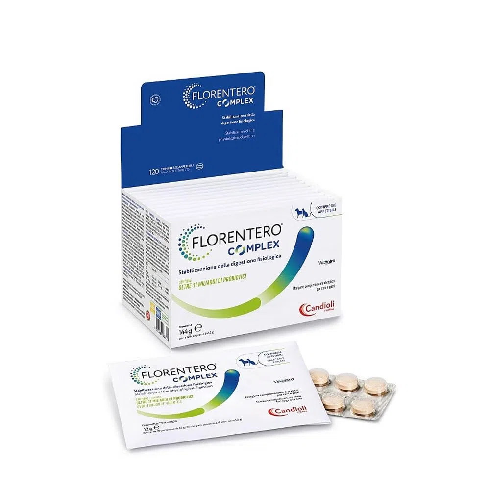 New FLORENTERO COMPLEX - Ergänzungsfuttermittel für Hunde und Katzen (120 Tabletten à 1,2 g)