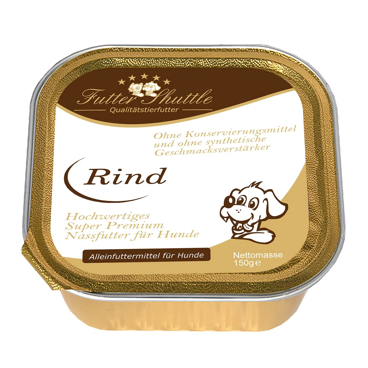 Angebot Hunde Nassfutter Sparpaket. 72 Schalen 150g in sechs vers. Geschmacksrichtungen. Eines der besten Hundefutter Nassfutter auf dem Markt!