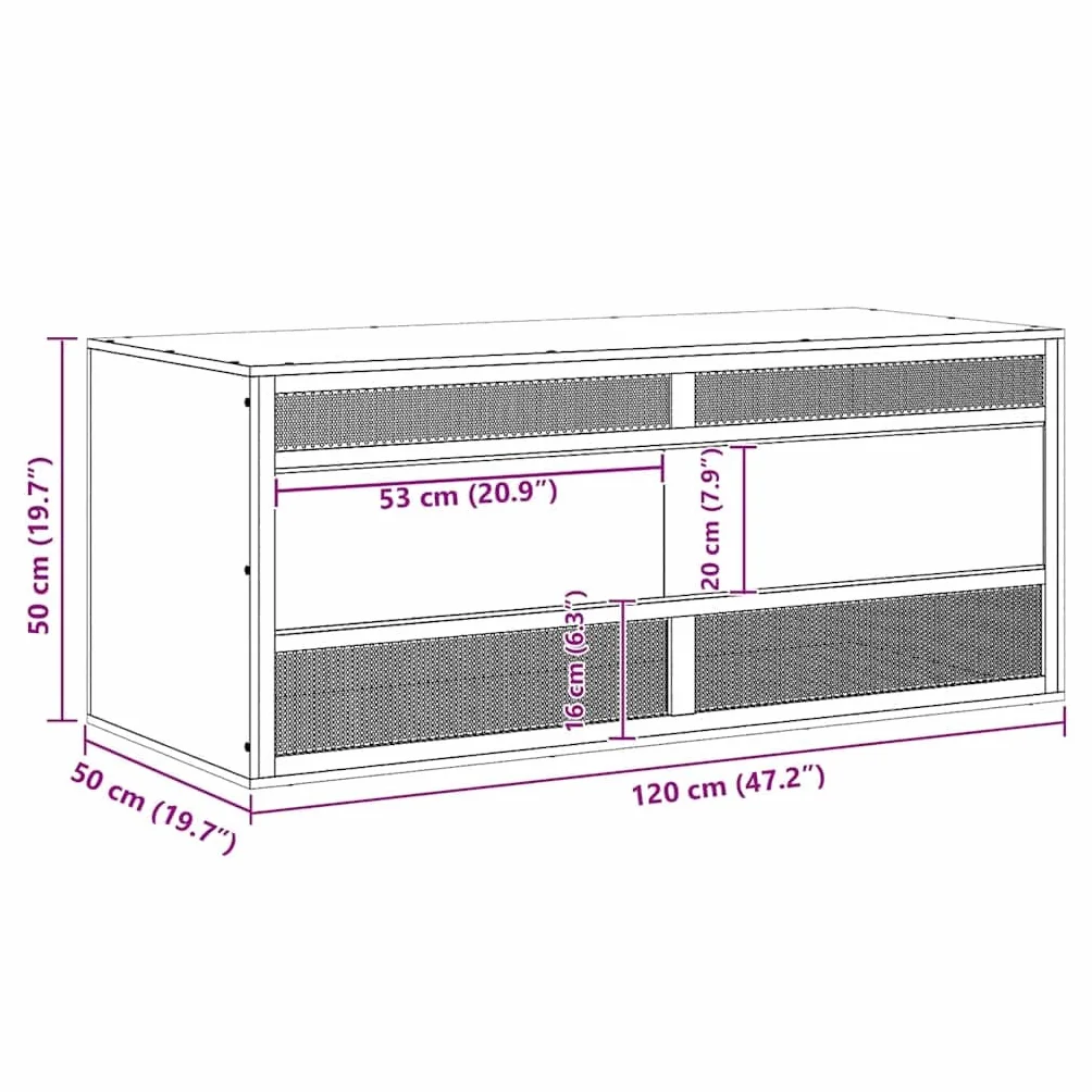 Terrarium Holzwerkstoff 120x50x50 cm mit Glas und Stahl, Kleintier Käfig für Kaninchen Meerschweinchen Hamster, Outdoor und Indoor Gehege, Voliere mit guter Luftzirkulation