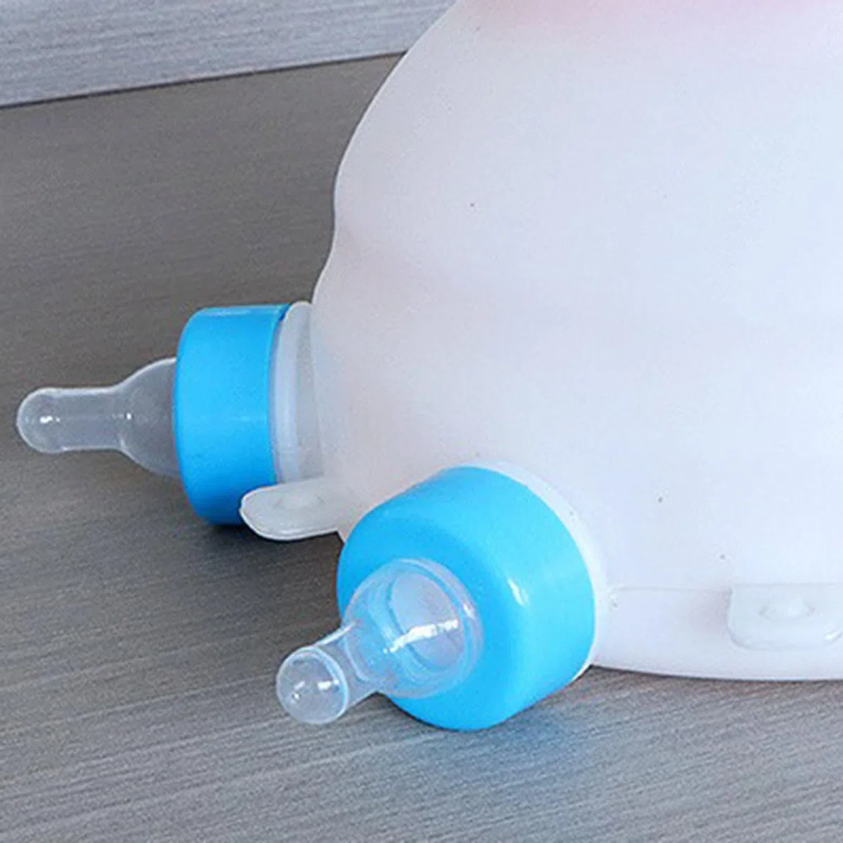 Lammflasche Wiederverwendbare Futterflasche Sauger Tiertränke Tiernuckelflasche für Kälber Lämmer Hunde Stallbetrieb Haustierpflege, mit 30 Ersatznippeln