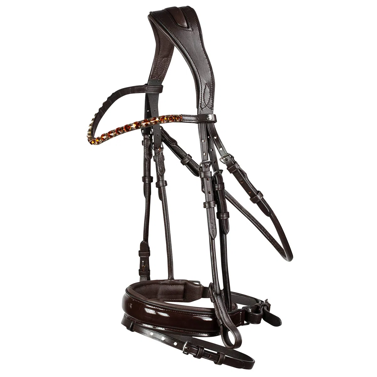 Horze Anatomisches Pferdetrense Clermont Braun XF