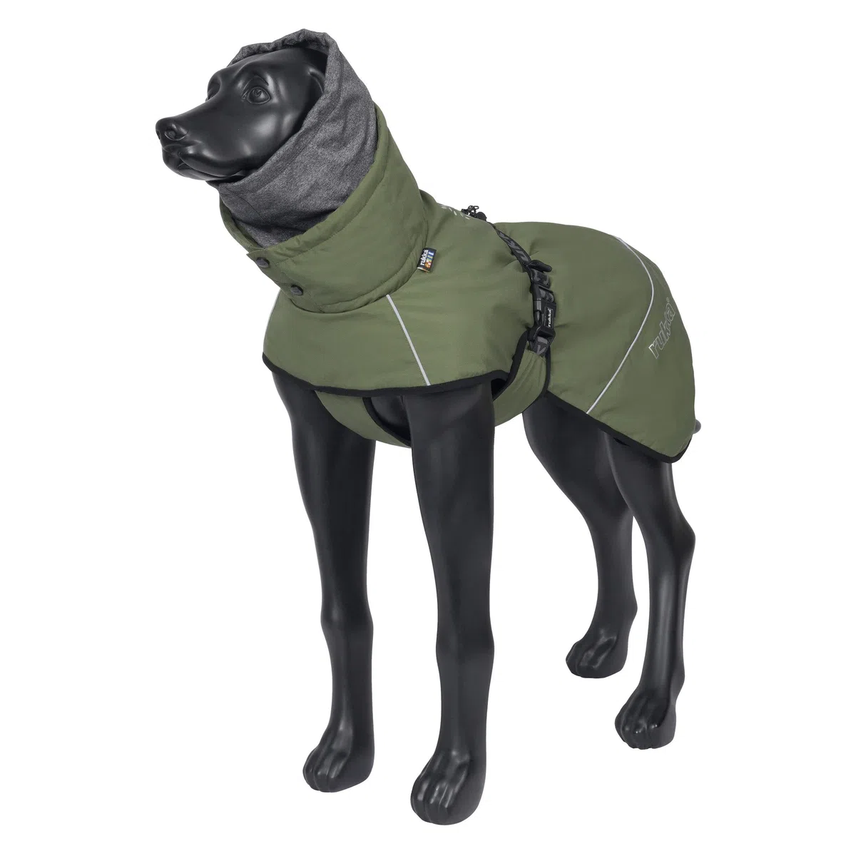 Rukka Pets Warmup 2.0 Coat Wintermantel für Hunde Dunkel Olivgrün 50