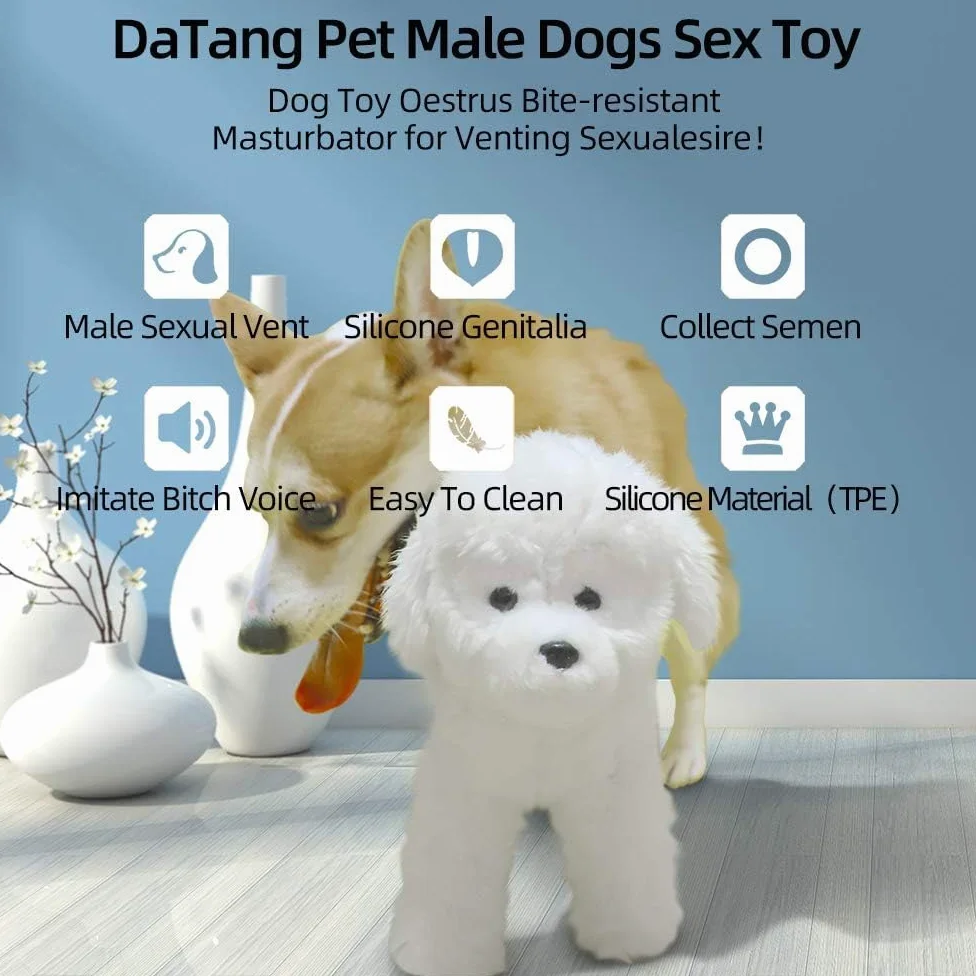Interaktives quietschendes Hundespielzeug aus Plüsch mit Herzschlag-Sound für Angstlinderung und Schlafkomfort, ideal für kleine bis mittelgroße Hunde