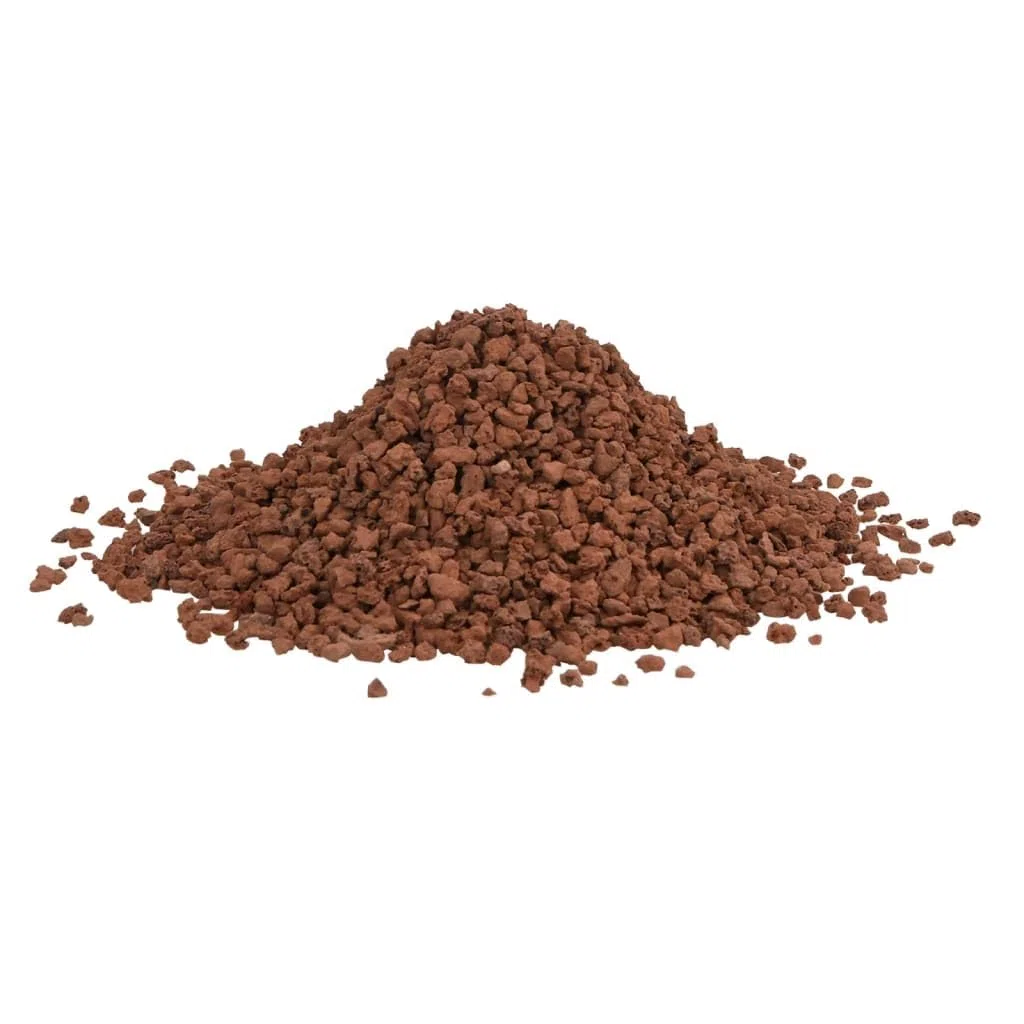 Lavagranulat 10 kg Rot Vulkangestein 5-8 mm für Aquarium Deko, Aquascaping Zubehör, biologischer Filter und natürliche Unterwasserwelt im Süßwasserbecken
