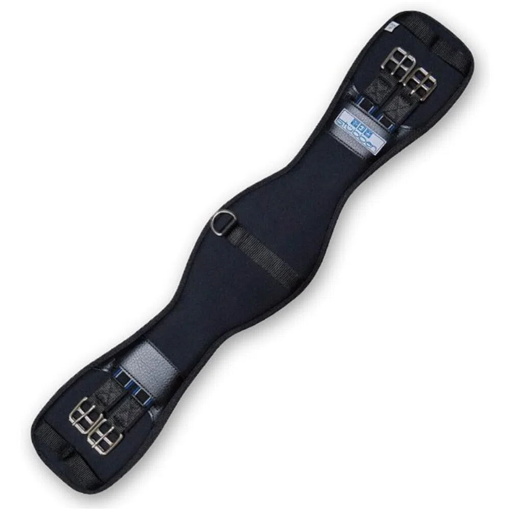 Stübben Sattelgurt Neopren Kurzgurt Coolmax Größe 45, Farbe schwarz