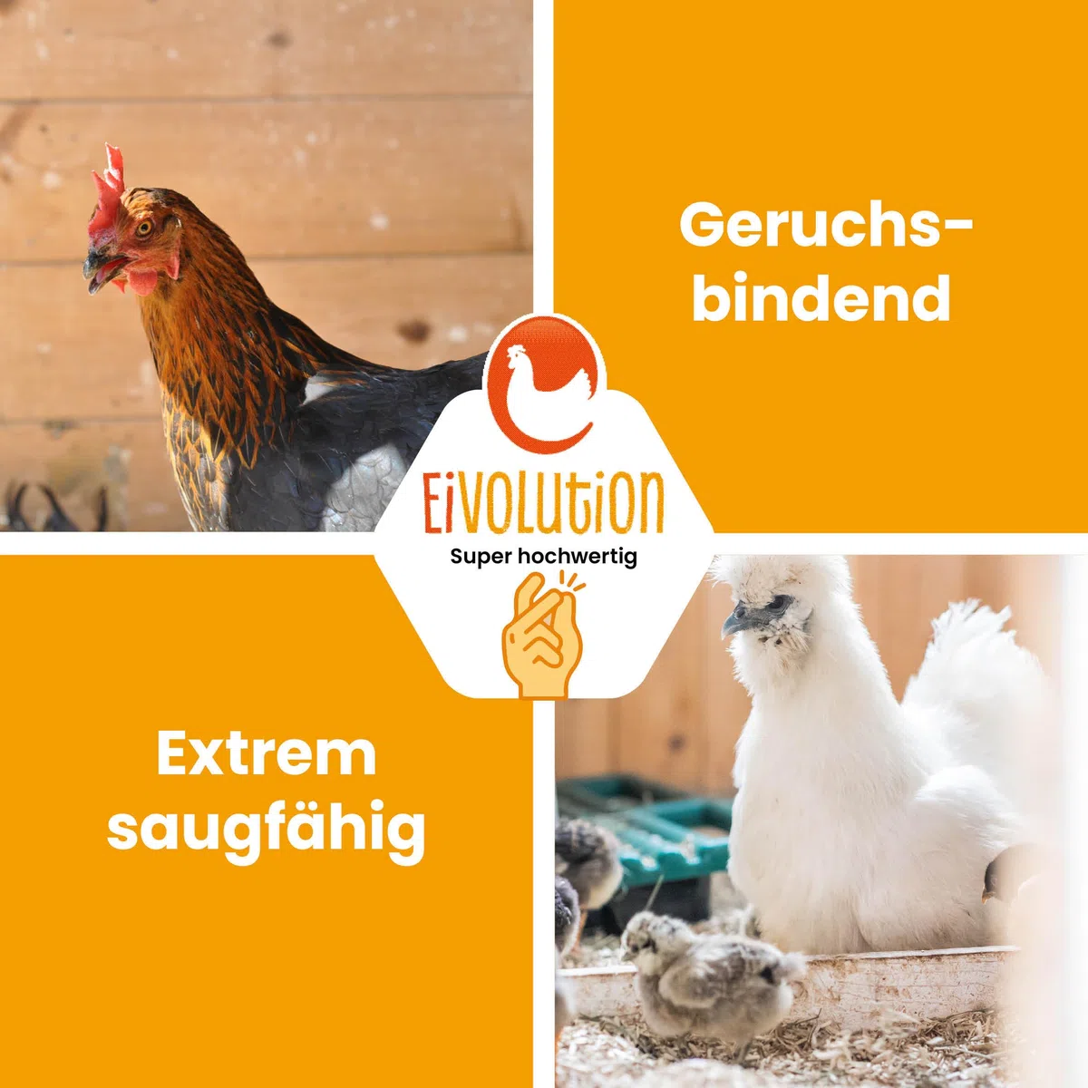 Hanfeinstreu 14 KG - Extreme Saugkraft & Geruchsbindung für Hühner, Pferde & Nager - Staubarm & Umweltfreundlich - Kompostierbar