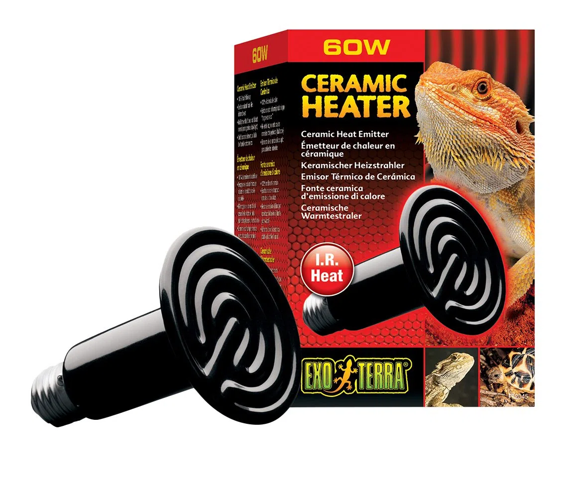 Exo Terra Ceramic Heater, keramischer Heizstrahler für Reptilien, 60W, Fassung E27