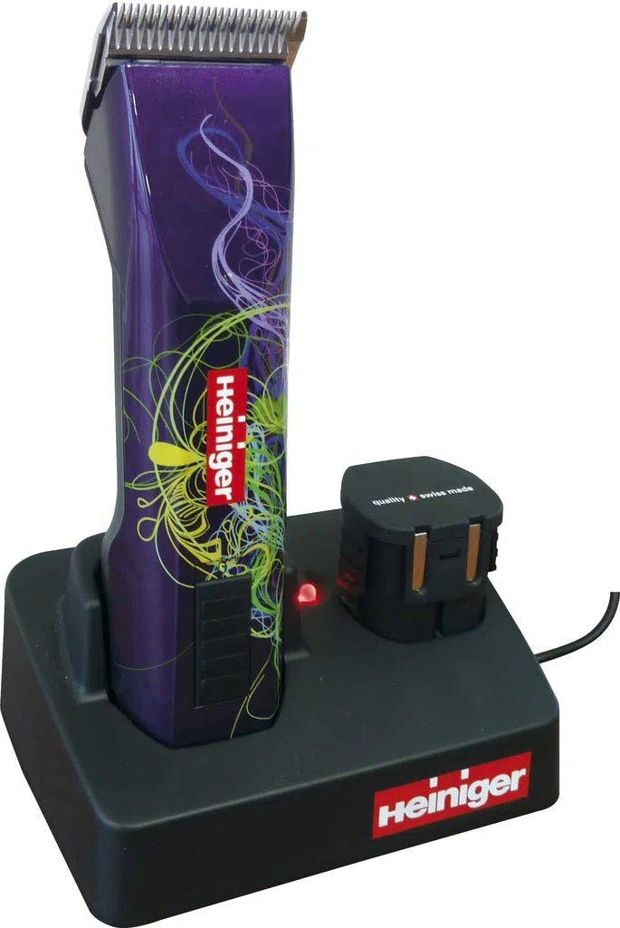 HEINIGER SAPHIR STYLE Schermaschine 35W zur Teilschur oder Styling von Rindern, Pferden, kabellos