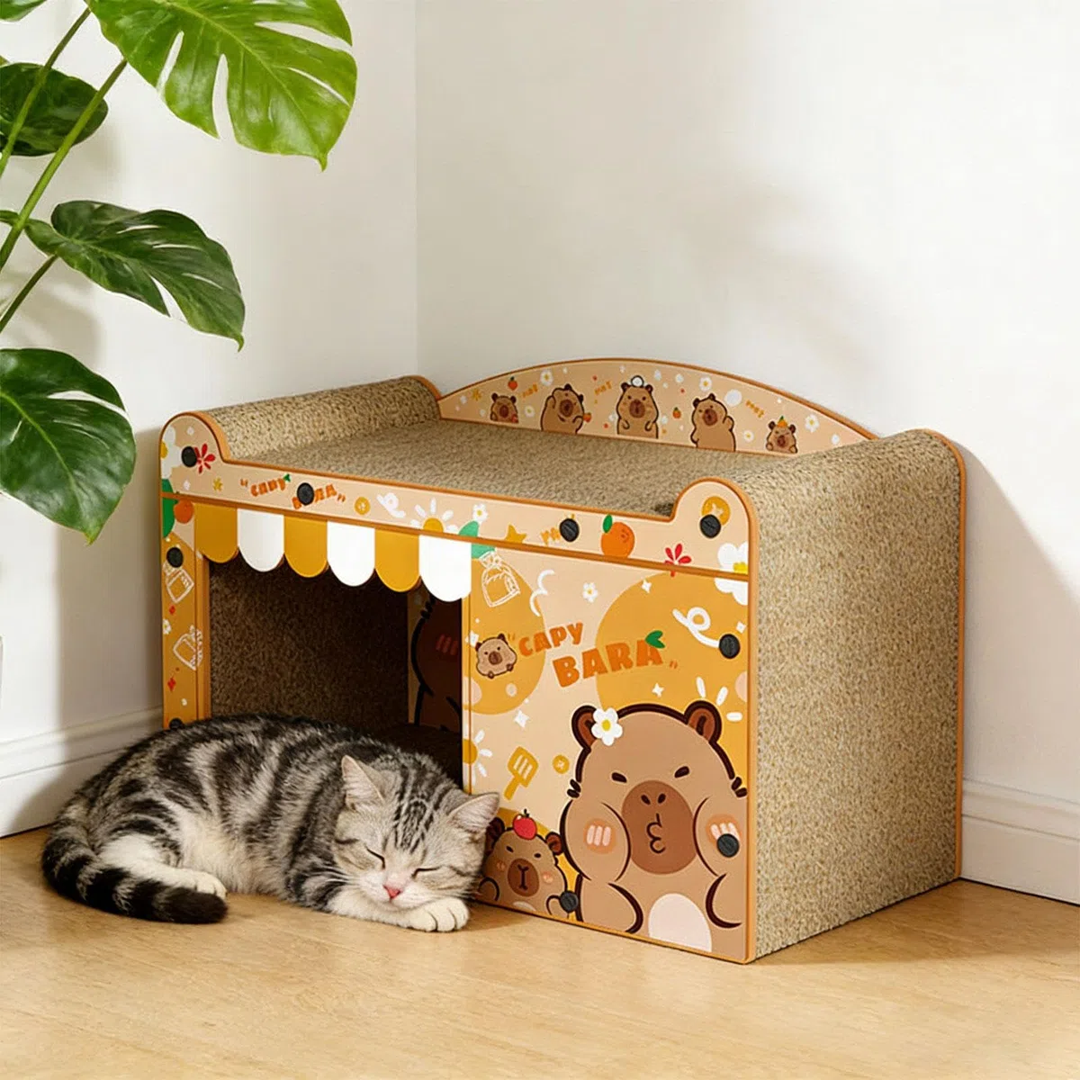 Katzenkarton Aus Wellpappe für Kleintiere Wie Kaninchen Und Ausgewachsene Hauskatzen