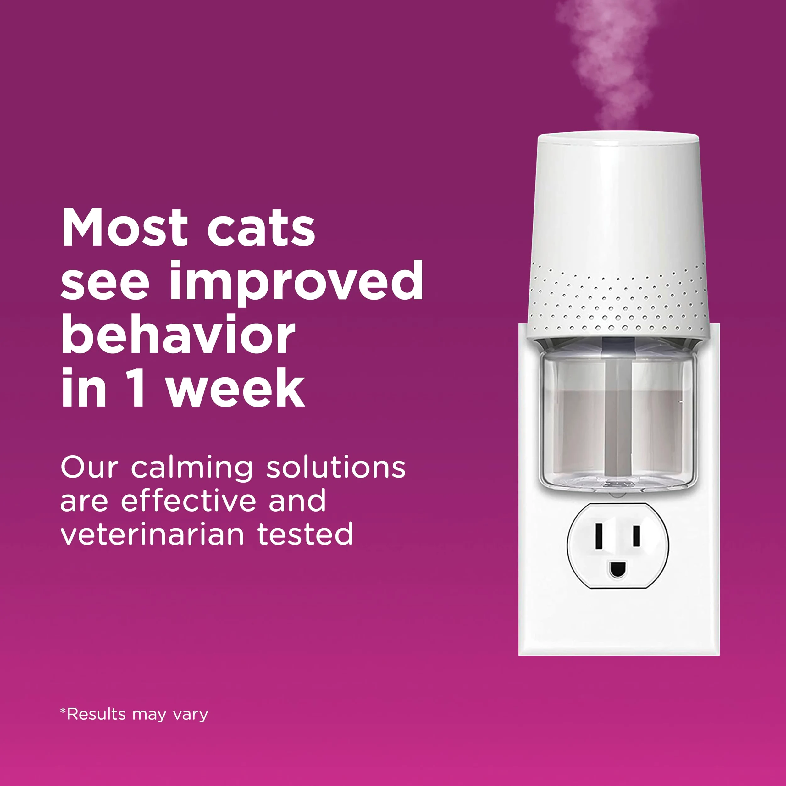 Comfort Zone MultiCat Beruhigungsdiffusor-Set, Katzenpheromon, 3 Diffusoren und 6 Nachfüllpackungen, 48 ml, Neue Formel