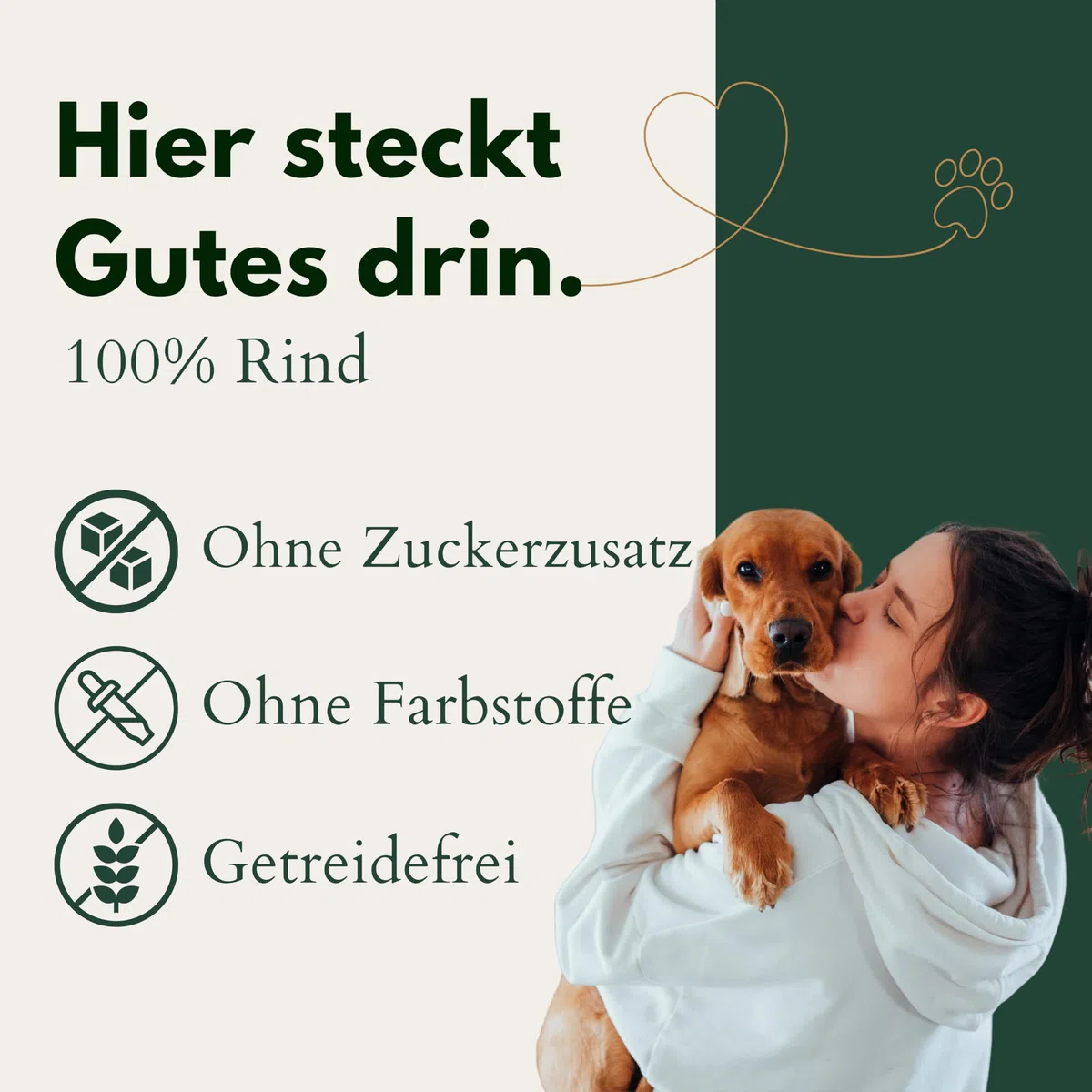 BREERs Getrocknete Ochsenziemer 12 cm für Hunde 25 Stück eigene deutsche Herstellung | Hundeleckerli Kaustange Hundesnack für große, kleine Hunde & Welpen | Kauartikel reinigt und stärkt das Gebiss