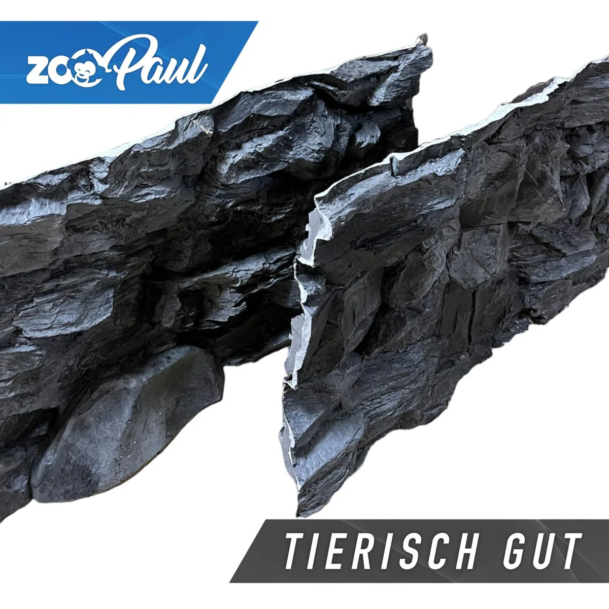 ZooPaul 3D Aquarium Rückwand Struktur grau 150x50 cm