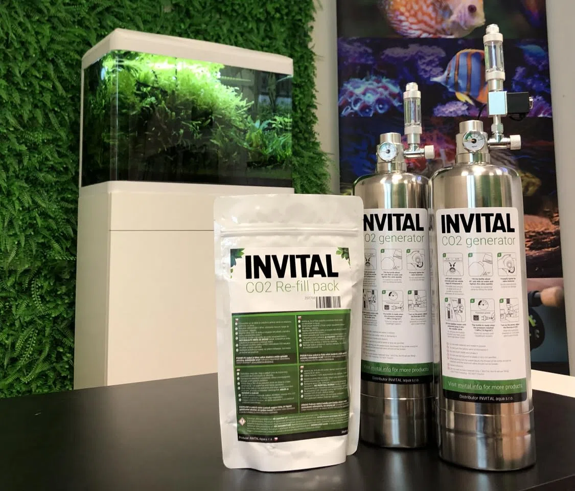 CO2-Generator mit Nachtabschaltung | Nachfüllbare 2L-Flasche | Effizientes CO2-System für Aquarien | Fischbecken-Zubehör & CO2-Regler für Aquarienpflanzen | Langlebige Edelstahlkonstruktion