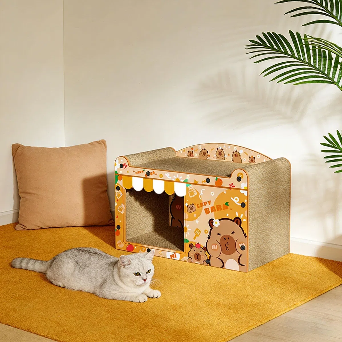 Katzenkarton Aus Wellpappe für Kleintiere Wie Kaninchen Und Ausgewachsene Hauskatzen