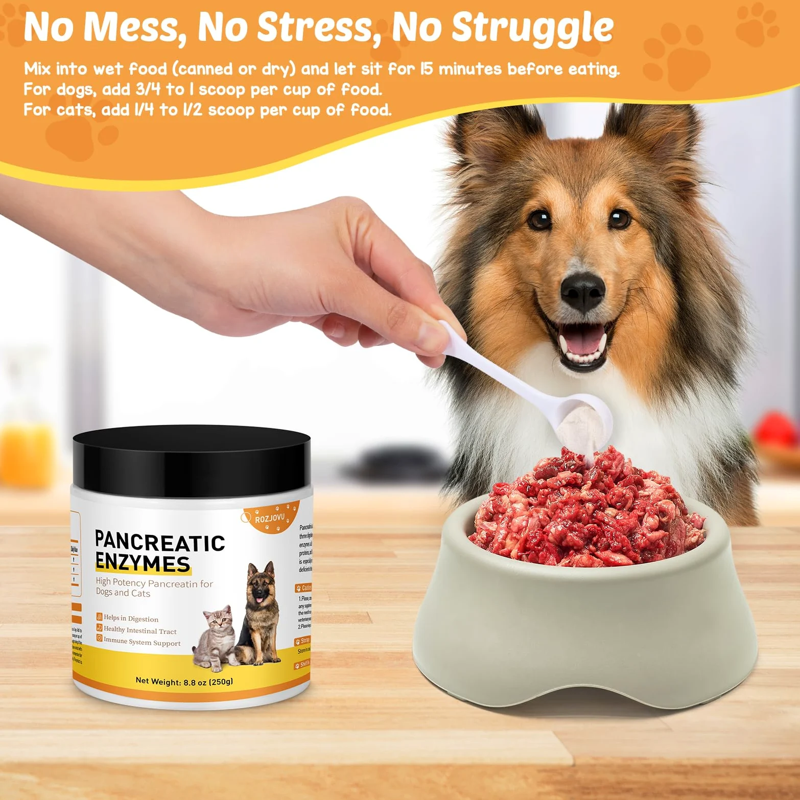 Pankretase Verdauungsenzyme, 10x Pankreatin, Pankreatin Für Hunde Und Katzen, Pankreasenzyme, Ideal Haustiere Mit EPI Pankreasenzyme