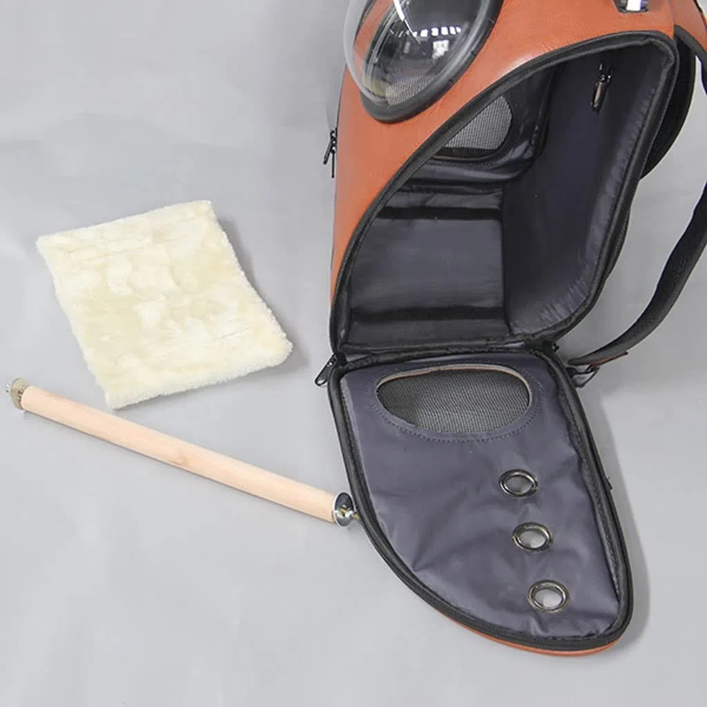 UNNS Vogelträger Vögel Haustier Rucksack Reisekäfig Papagei Vogelkäfig Tragbare kleine Vogelbox for Nymphensittiche, Kanarienvögel, Papageien, Taubenfinken Haustierzubehör (Color : A)