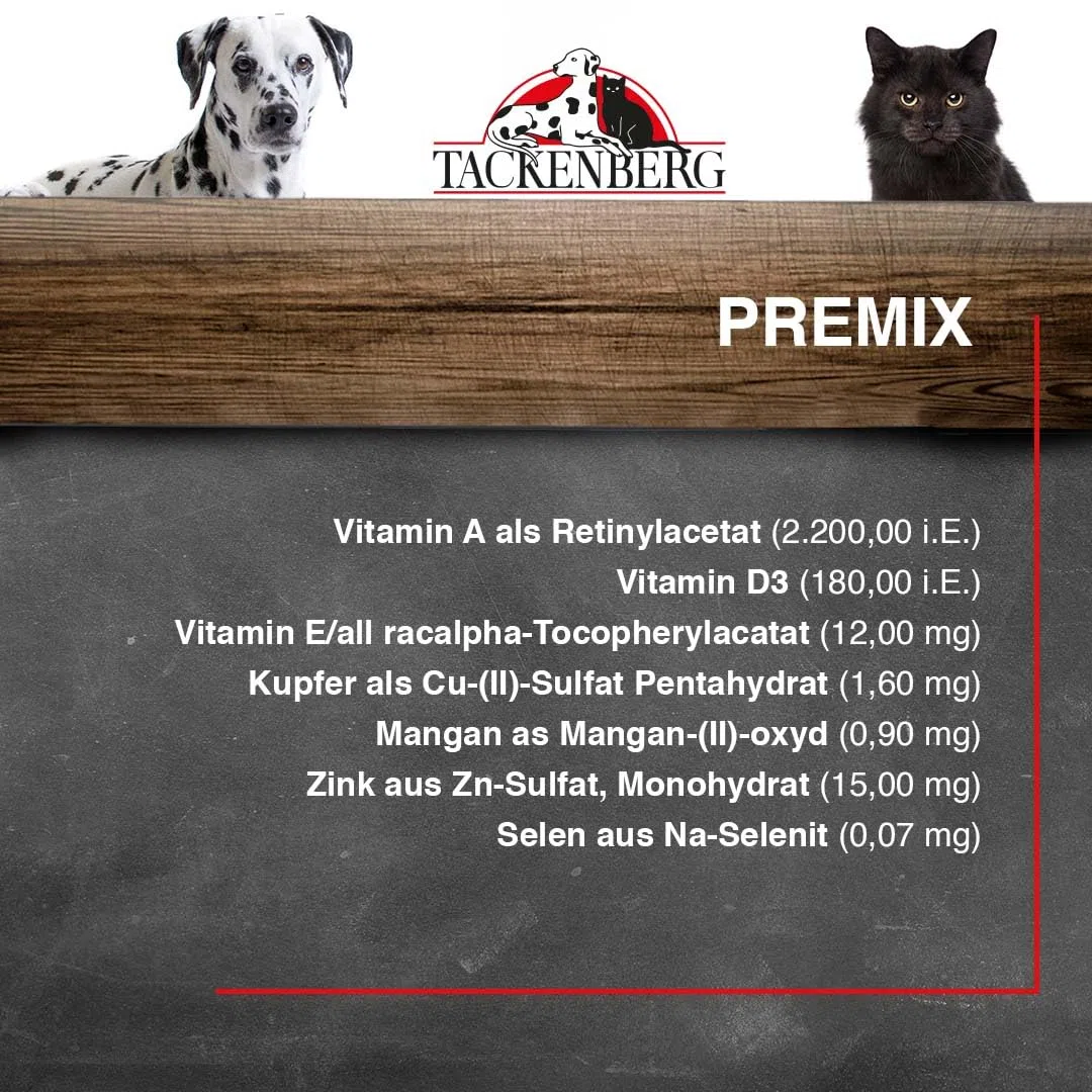 TACKENBERG Pferd mit Zucchini, Süßkartoffel und Birne Nassfutter Dose für Hunde - Hundefutter in Premiumqualität - natürlich getreidefrei, 24 x 400 g