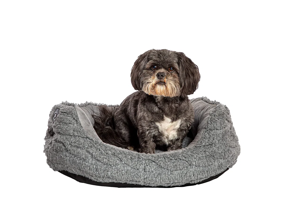Danish Design Slumber Hundebett, Dunkelgrau, 76 cm