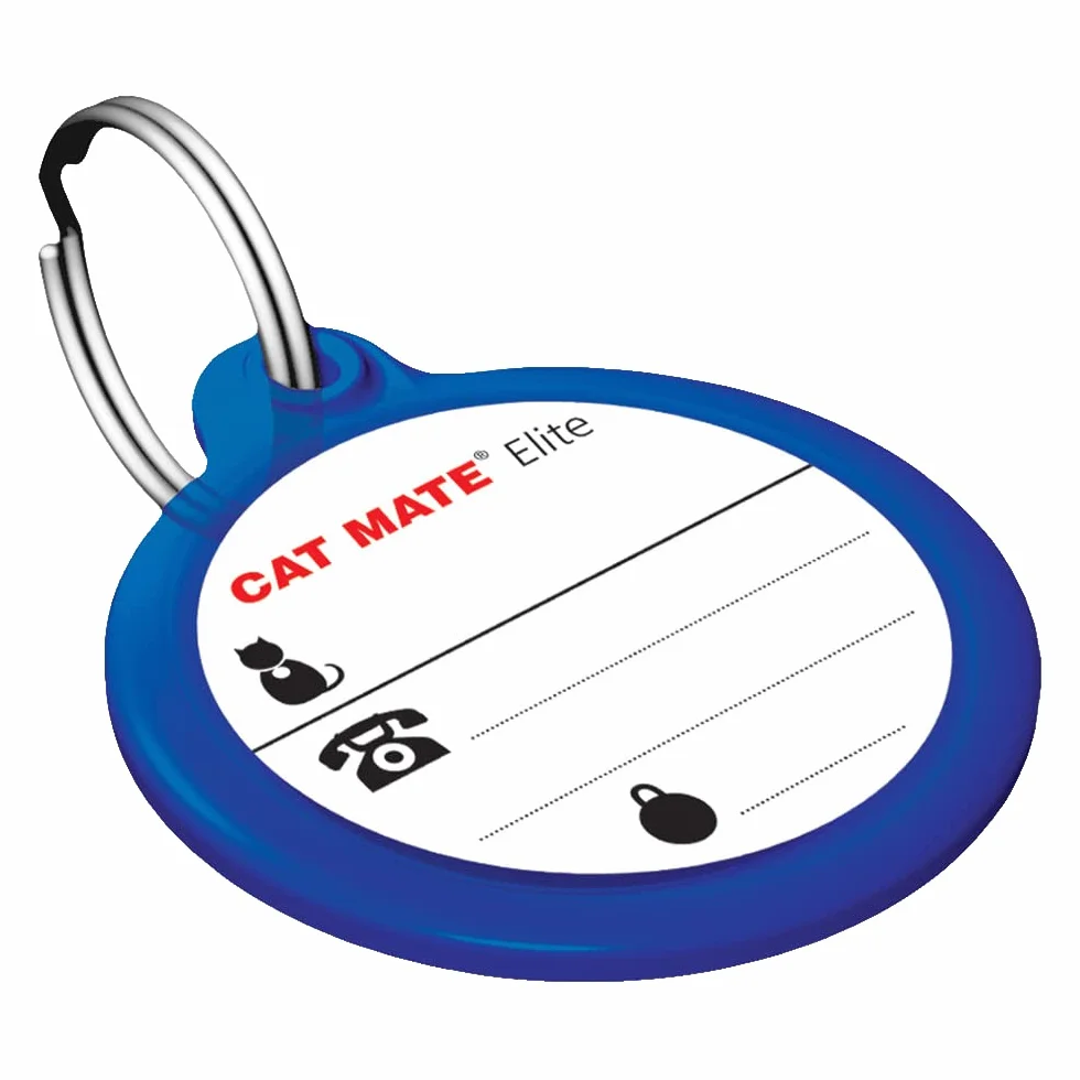 Cat Mate Mikrochip Katzenklappe Weiss & elektronische I.D.-Marke ID Disc