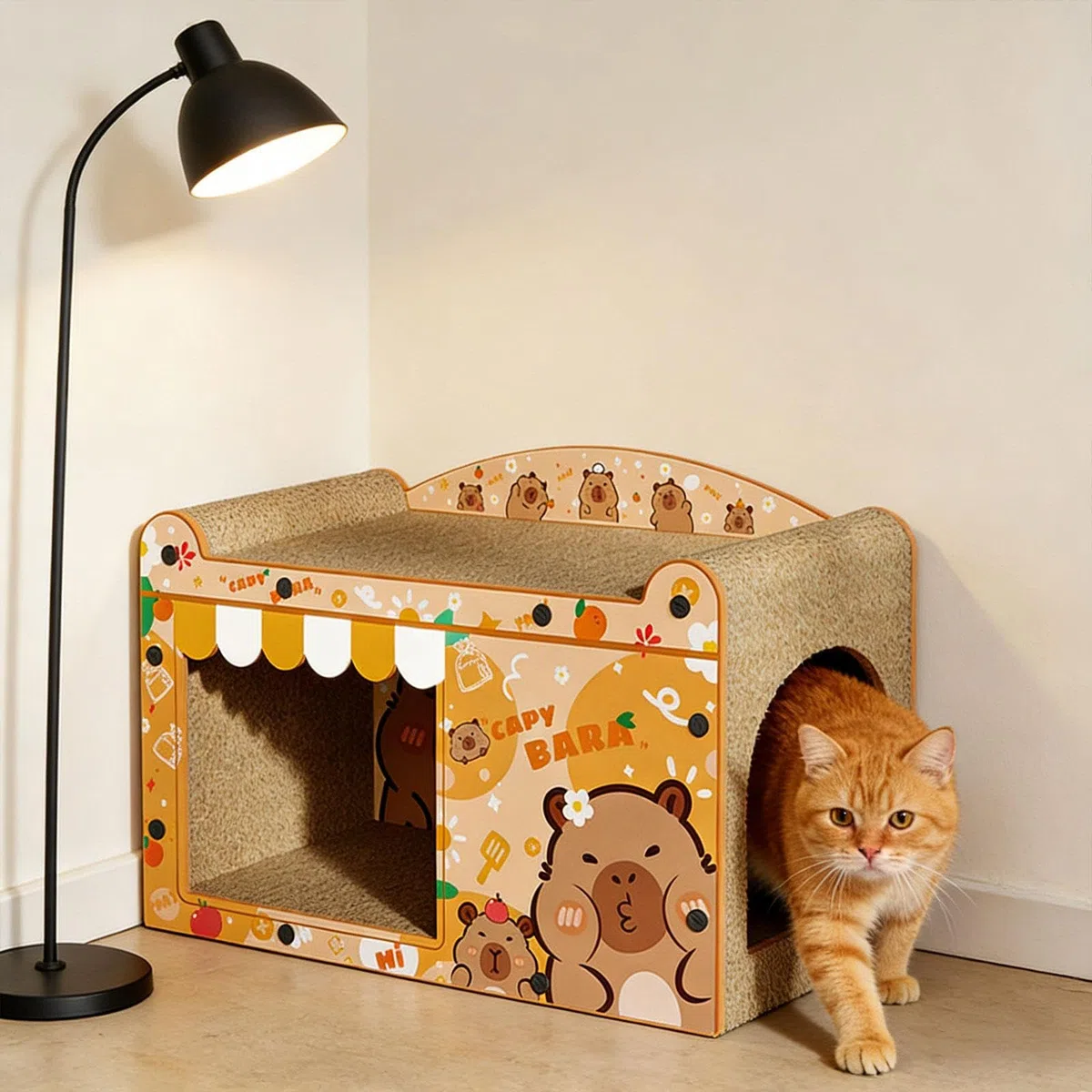 Katzenkarton Aus Wellpappe für Kleintiere Wie Kaninchen Und Ausgewachsene Hauskatzen