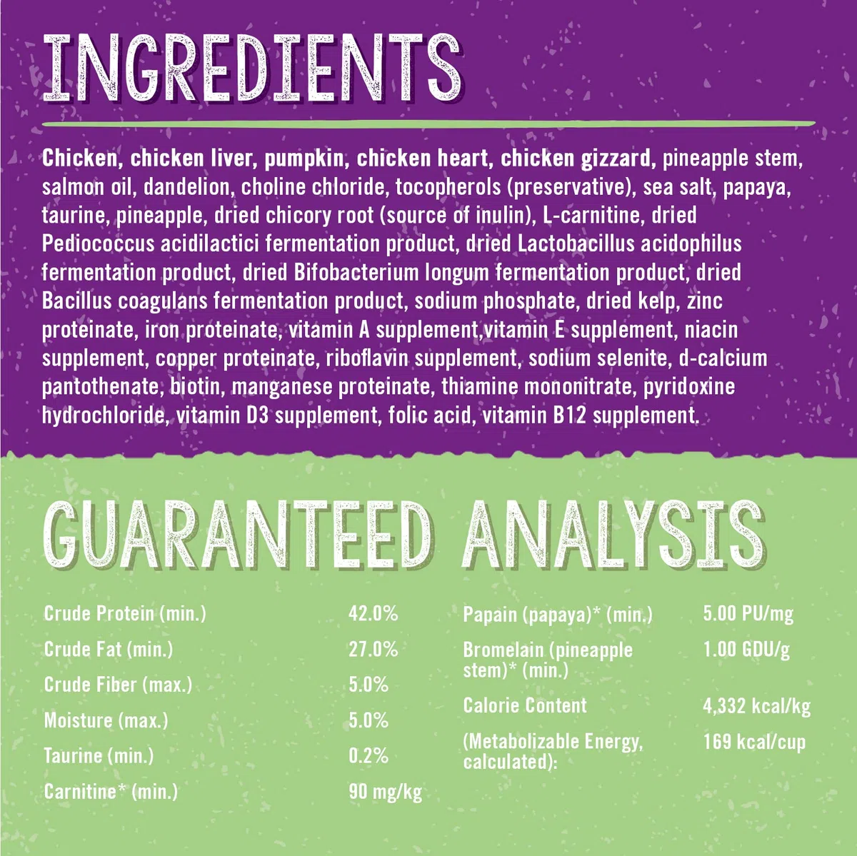 Stella & Chewy's – Stella's Solutions Digestive Boost – Käfigfreier Hühner-Mixer – gefriergetrocknet roh, proteinreich, getreidefreies Katzenfutter – 213 ml Beutel