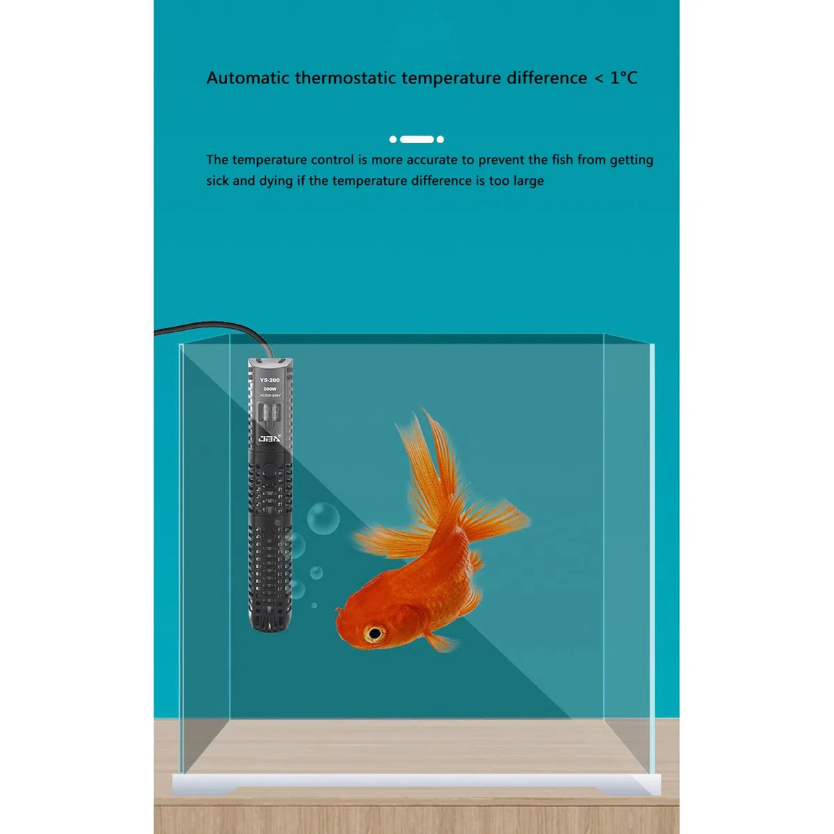 Aquarium Aquarium Digital Display Heizstab Automatische Konstante Temperatur Explosionsgeschützte Heizstab, 100 W (50 W)