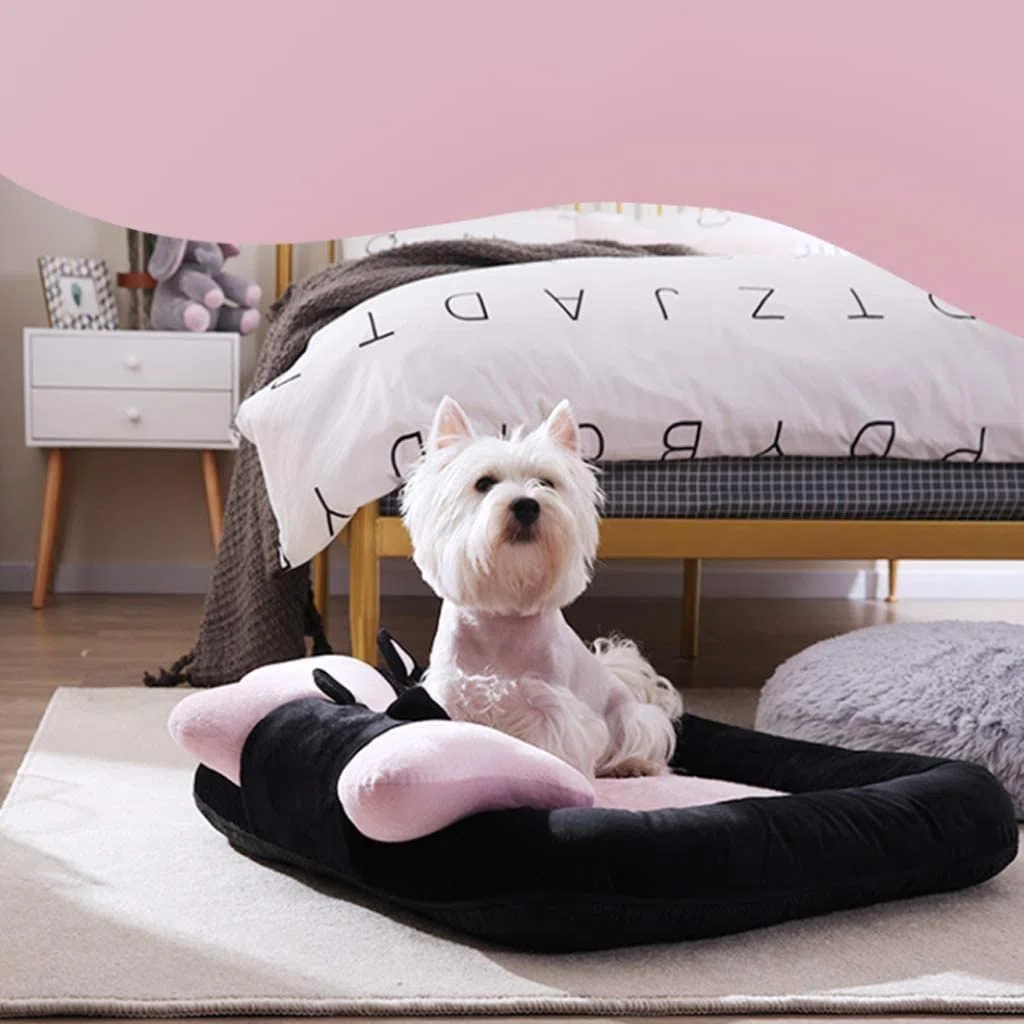 Hundebett Katzenbett Katzen Bett Haustierbett, Orthopädisches Memory-Schaum-Hundebett, Mittelgroßes Haustiernest, Hundesofa Mit Abnehmbarem, Waschbarem Bezug Und Wasserdichtem Innenfutter Katzenkorb H