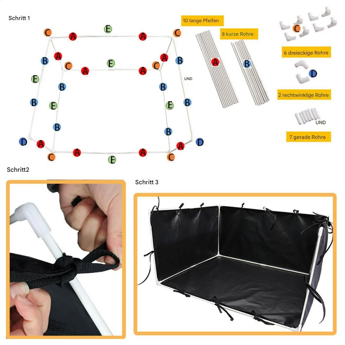 Hundepee -Pad -Halter, Hund Splash Box Guard - Welpen -Toilettenzaun, einfache saubere tragbare Urinpolsterzaun wasserdichtes 600D -