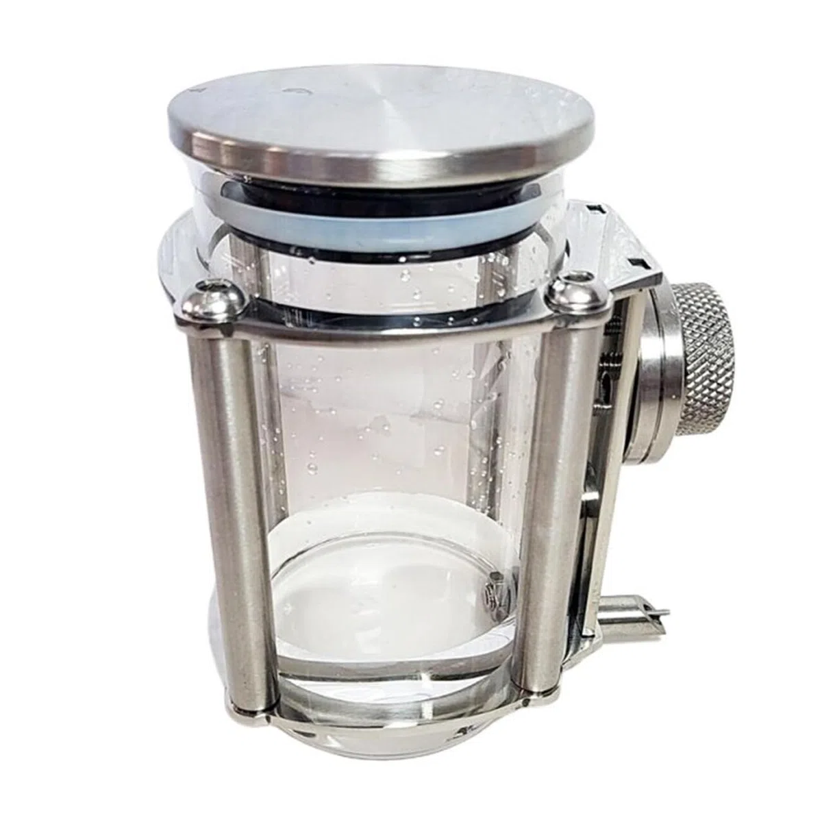 Wasserspender für Vögel und Kleintiere, Edelstahl, tropffreies Design, hängende Käfig-Wasserflasche für Papageien, Kaninchen und Nager