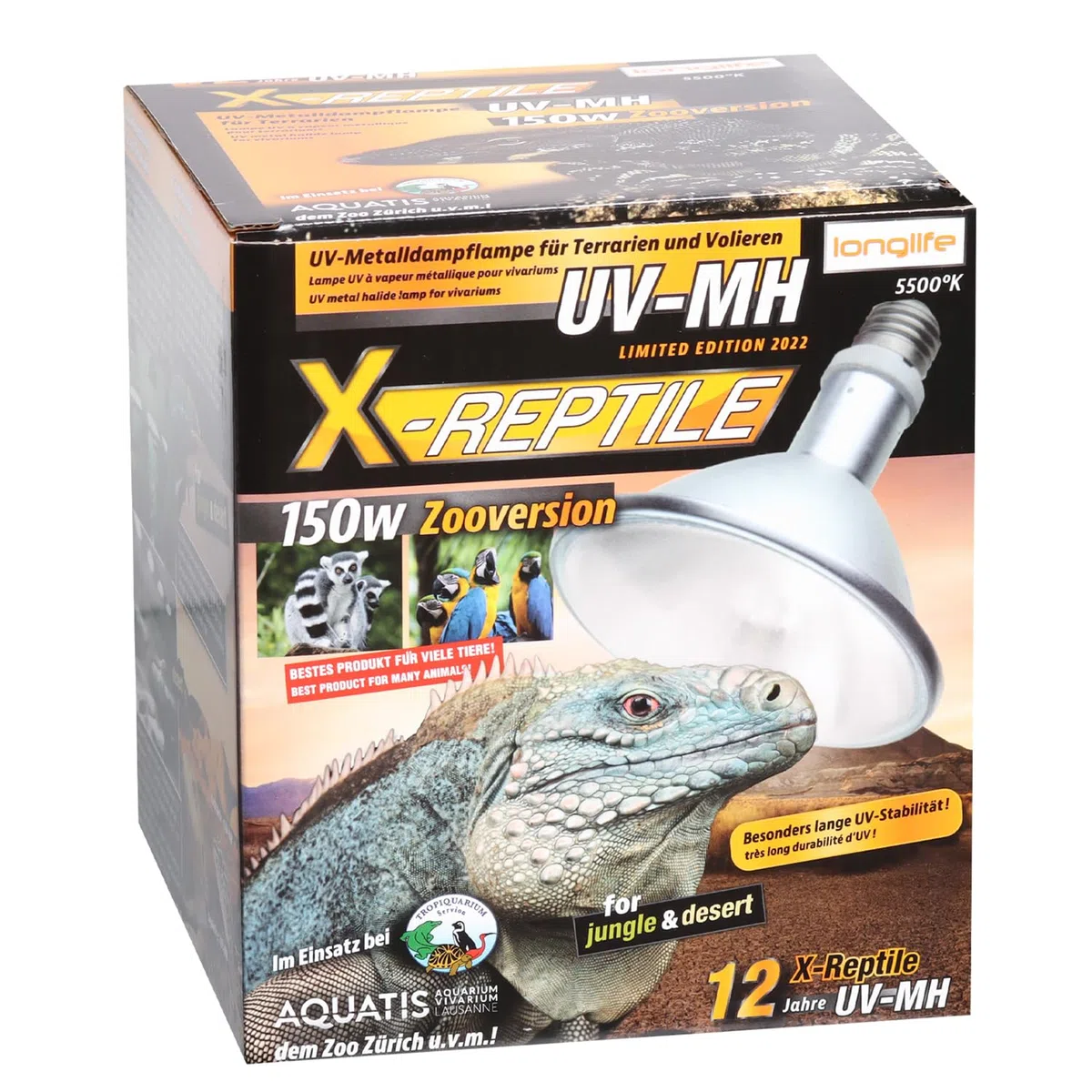M&S Reptilien X-Reptile HID-Lampe (UV-Lampe) 150 Watt (ZOO-Version)