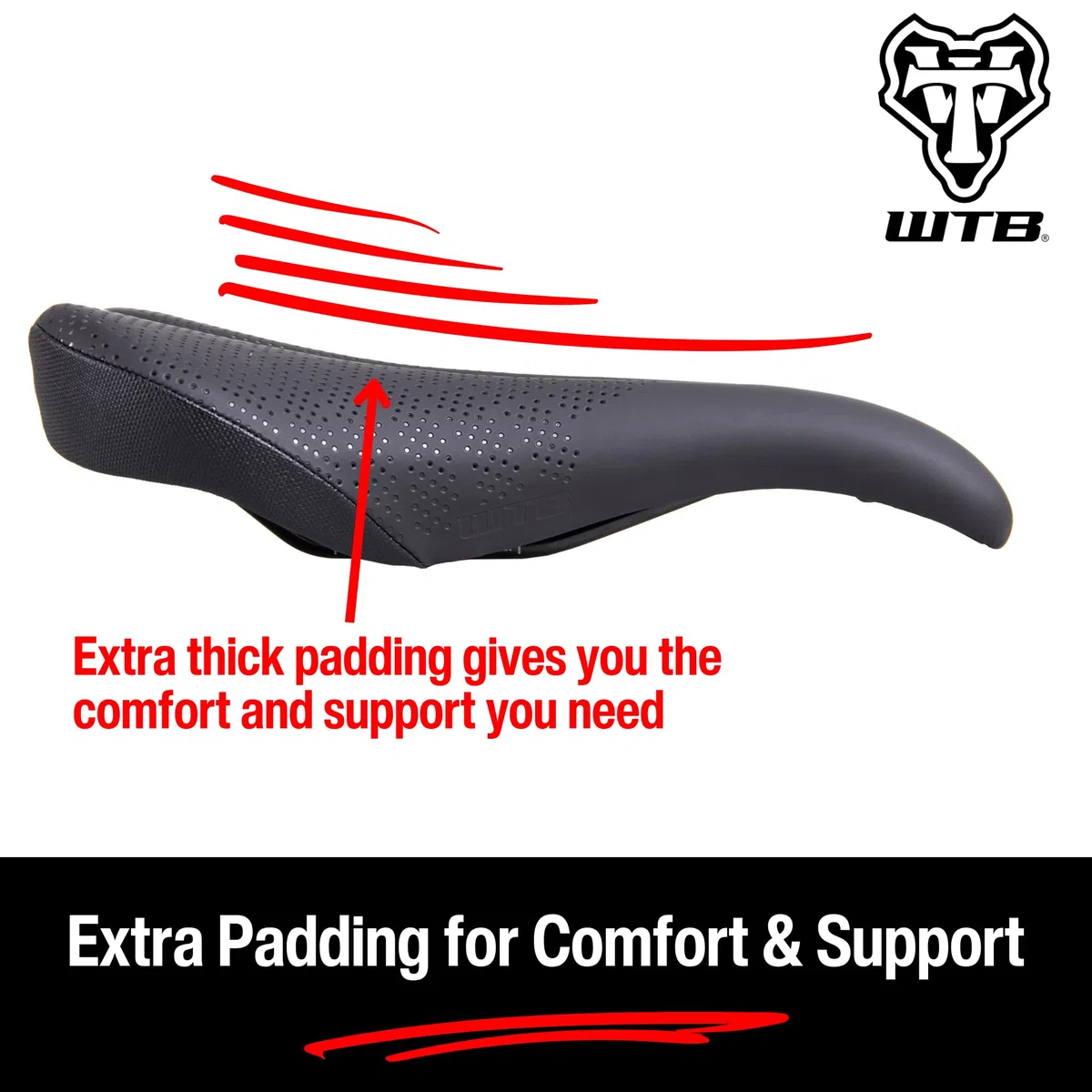 WTB Unisex-Adult Pure Fahrradsattel