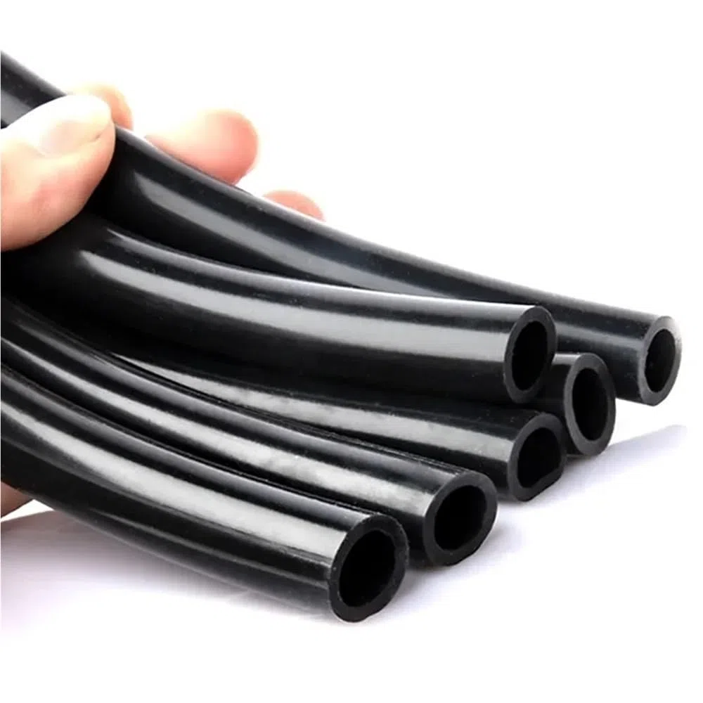 4204-2 5 Meter flexibler weicher Gummischlauch for Aquarium-Luftpumpen, schwarzer Silikonschlauch, druckfester, ölbeständiger Schlauch, 1 Stück(14MM*9MM)