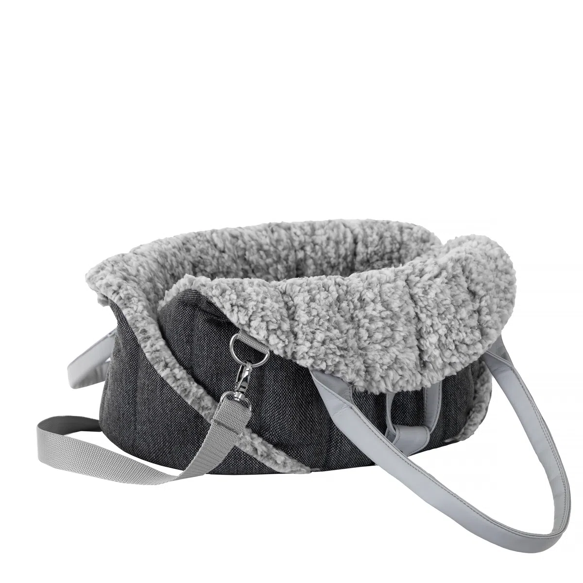 Hundetasche, Tragetuch, Tragetasche, Haustier, Transporttasche, Höhenverstellbar, Hundezubehör, Transportbox, Reise, 38x24x28 cm, Schwarz Inari
