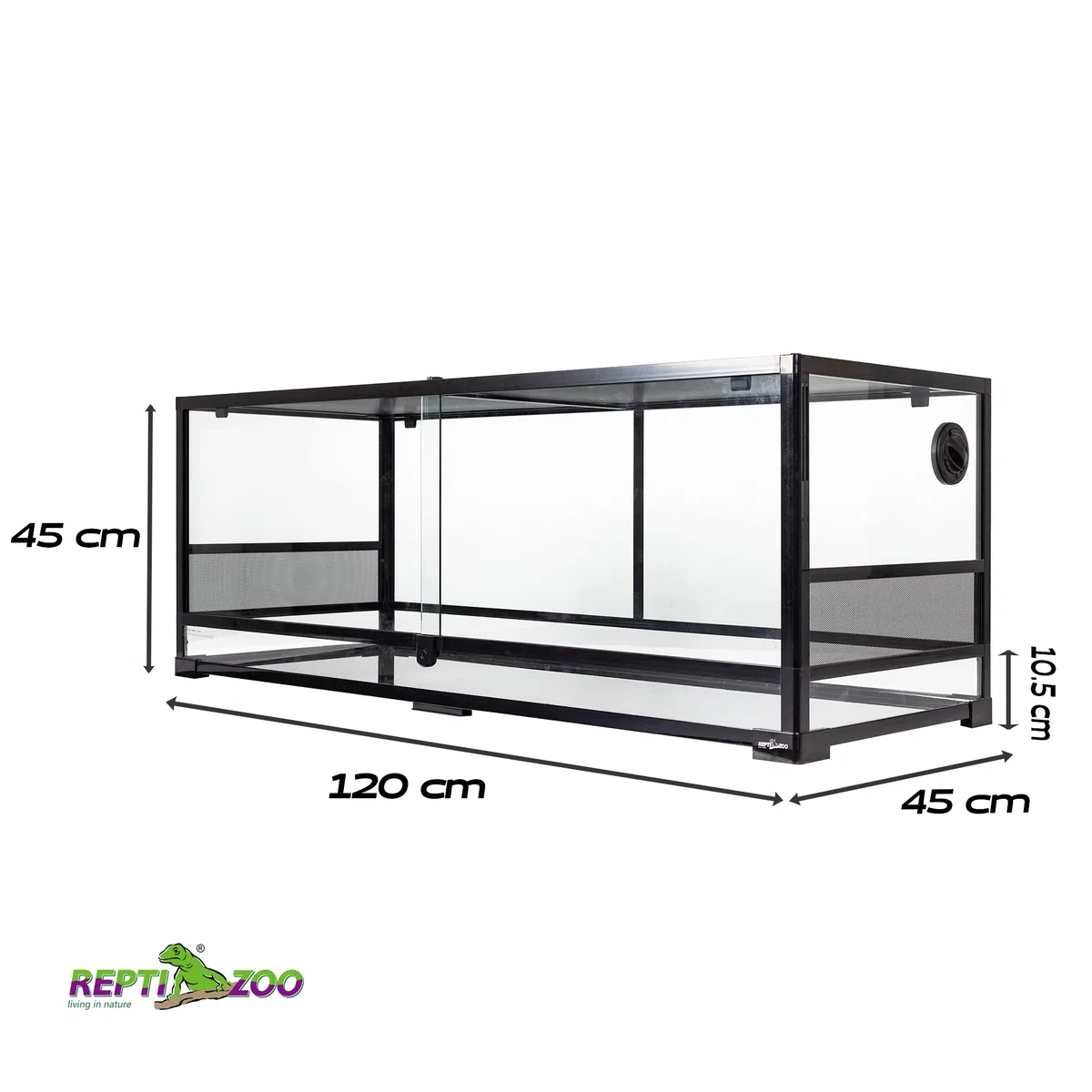 ReptiZoo Glas-Terrarium 120x45x45 cm, zerlegbar - verschickbar! RK0222