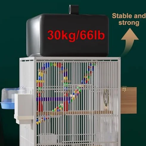 Großer Vogelkäfig mit Ständer, geräumiger Lebensraum für Sittiche, Papageien, Sittiche, Sittiche, Sittiche, Nymphensittiche