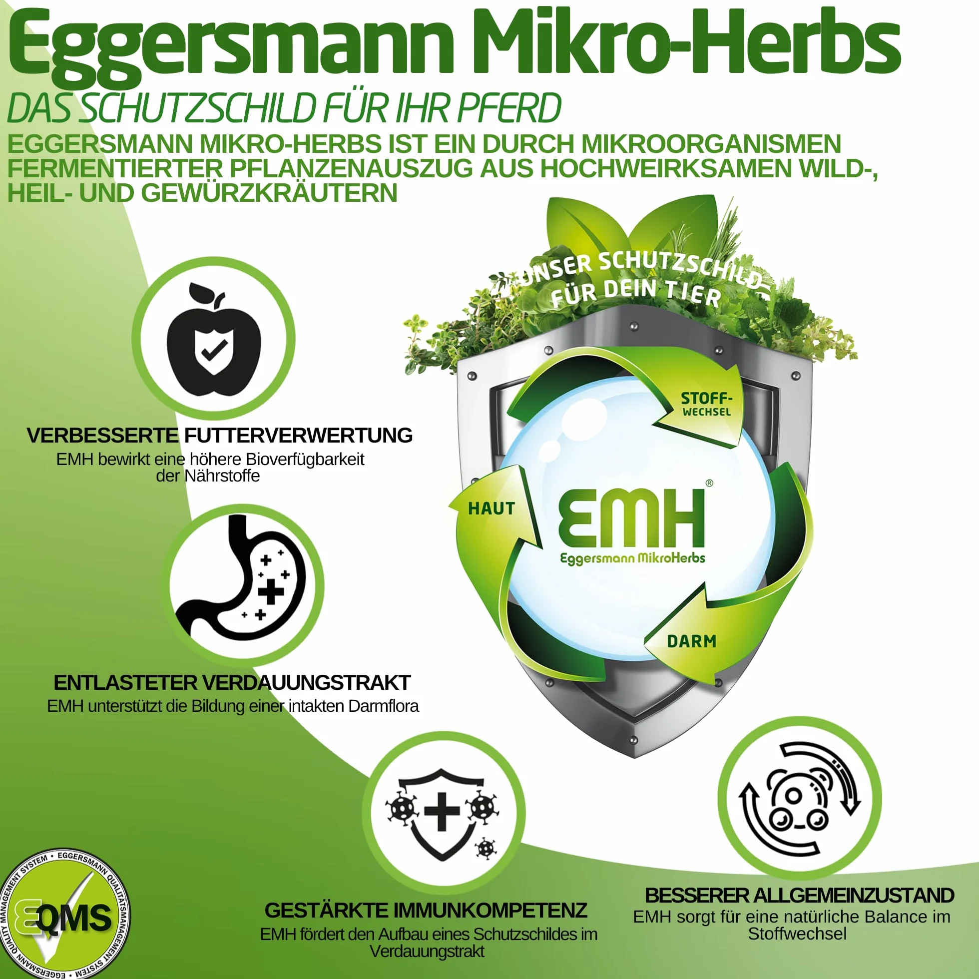 Eggersmann EMH Senior Müsli 20 kg Sack – Pferdemüsli für alte Pferde – Zur Vorbeugung von Substanzverlusten mit Selen – Natürliches Eggersmann Pferdefutter