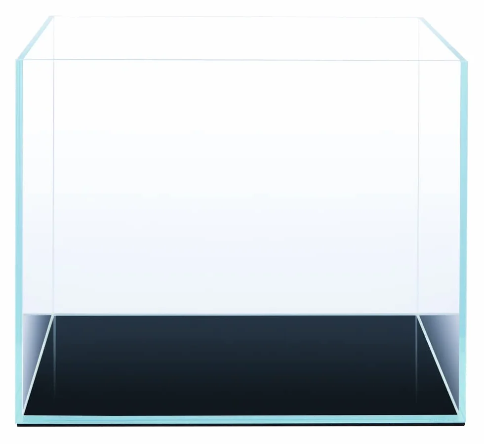 Q-Grow Nano Aquarium mit höchster Farbbrillanz 30 x 30 x 25, hochwertiges Weißglas Aquarium klein, Nanobecken - 22 l