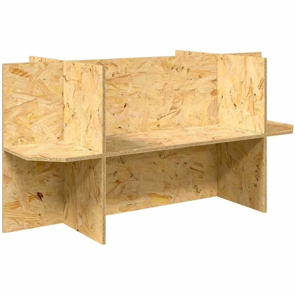 OSB Terrarium für Reptilien mit Schiebetür, 100 x 50 x 100 cm, braun, robuste OSB & Glas Konstruktion mit schwebenden Regalen, ideal für Reptilien und Nager