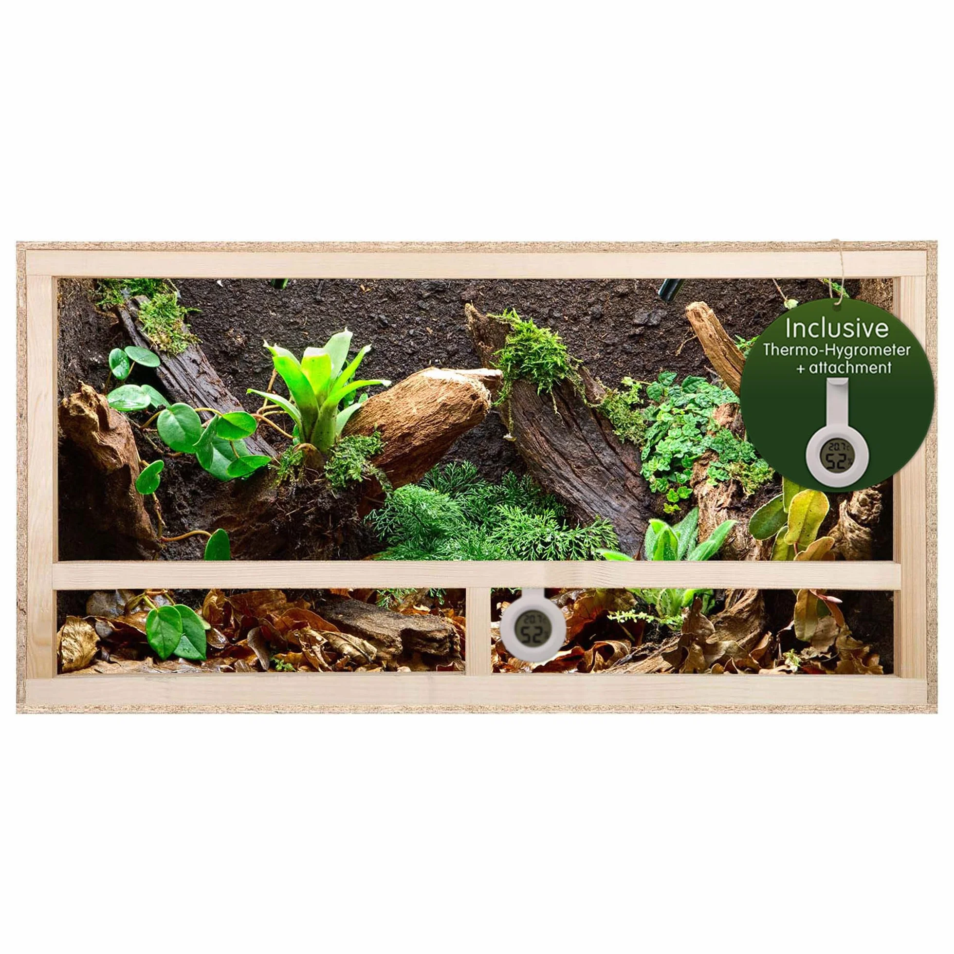 Terrarium mit Seitenbelüftung 80x50x50 cm