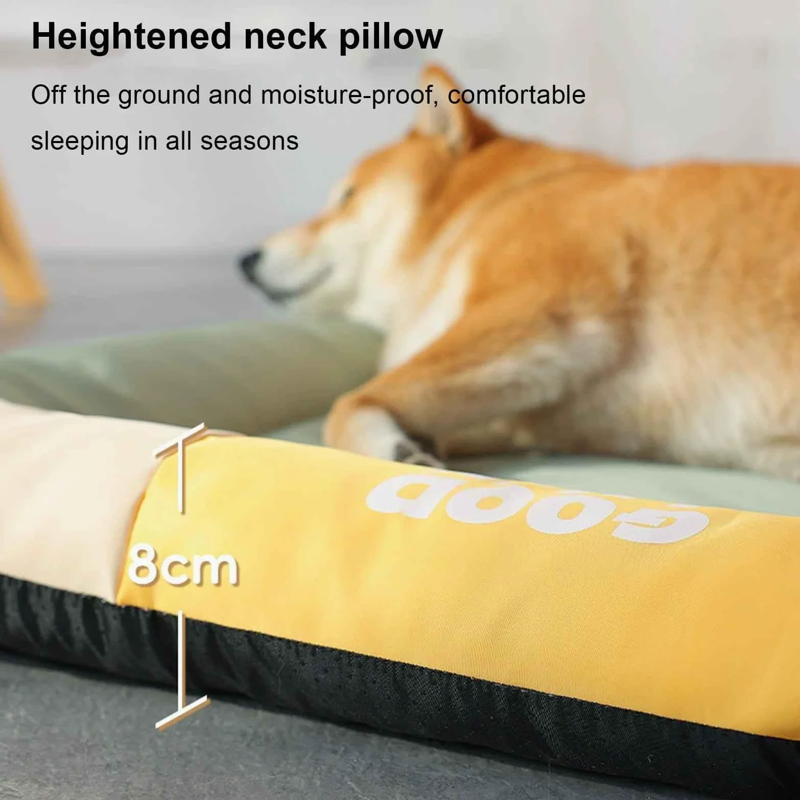 Hundebett Matratze Wasserdicht, Hundematratze Mit Rutschfestem Boden, Kühlmatte Für Hunde, Für Outdoor-Reisen, Hundekiste, Sofa, Boden, Auto,Grau,XL