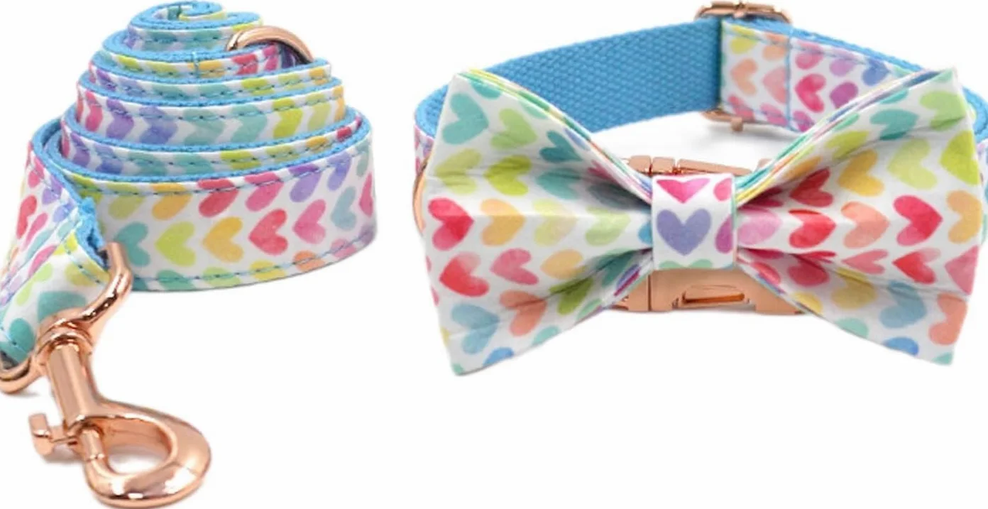 Hundehalsband, Personalisierte verstellbare Halsbänder for Hunde, süße Welpen for Jungen und Mädchen(Blue,Medium)