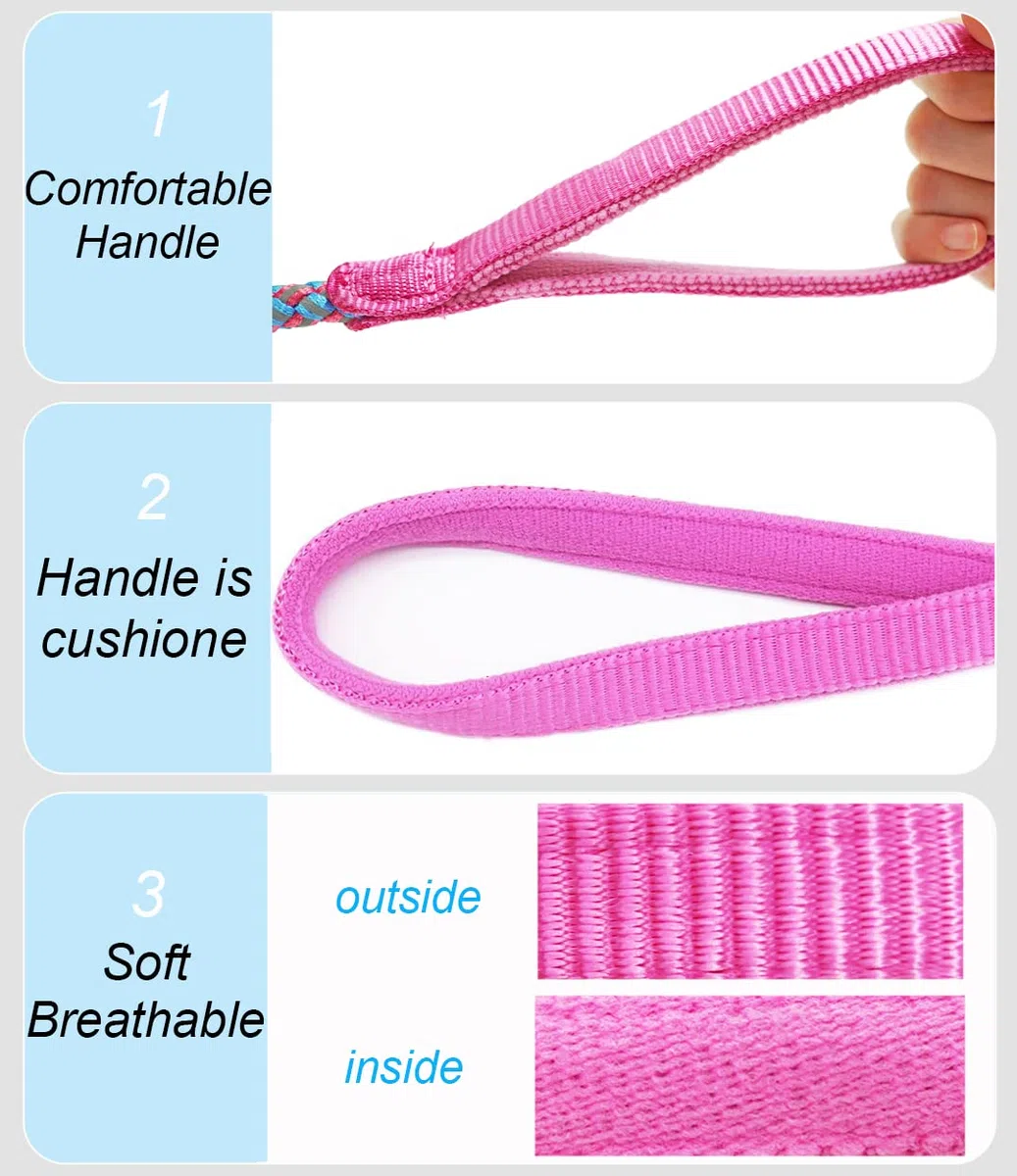 Hundeleine mit reflektierendem Nylon, Hundeleine für mittelgroße und große Hunde