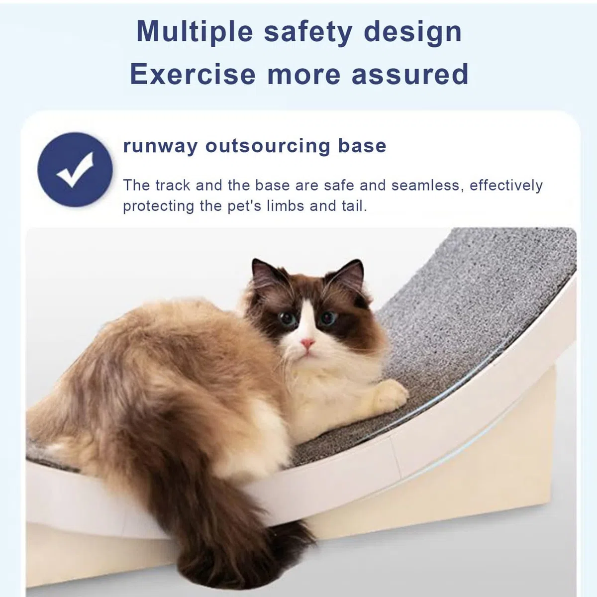 Katze Laufband Stummes Laufband des Haustieres,Interaktives Katzenspielzeug Cat-Übungsrad,Geeignet Für Cat-Fitness-Katze Spielzeug-Laufband mit Bewegungsabnahme-Gerät