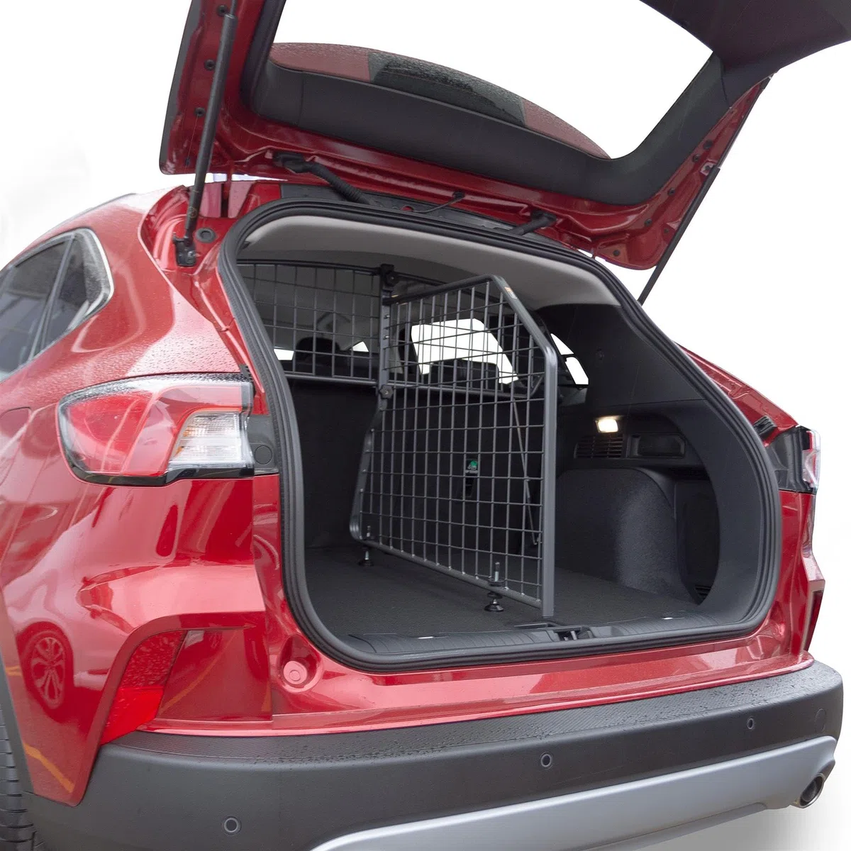 Travall Hundegitter & Trenngitter für Ford KUGA (2019-) Fahrzeugspezifischer Hundeschutzgitter & Gepäckbarriere, Stahl Absperrgitter für Hundetransport und Gepäckschutz