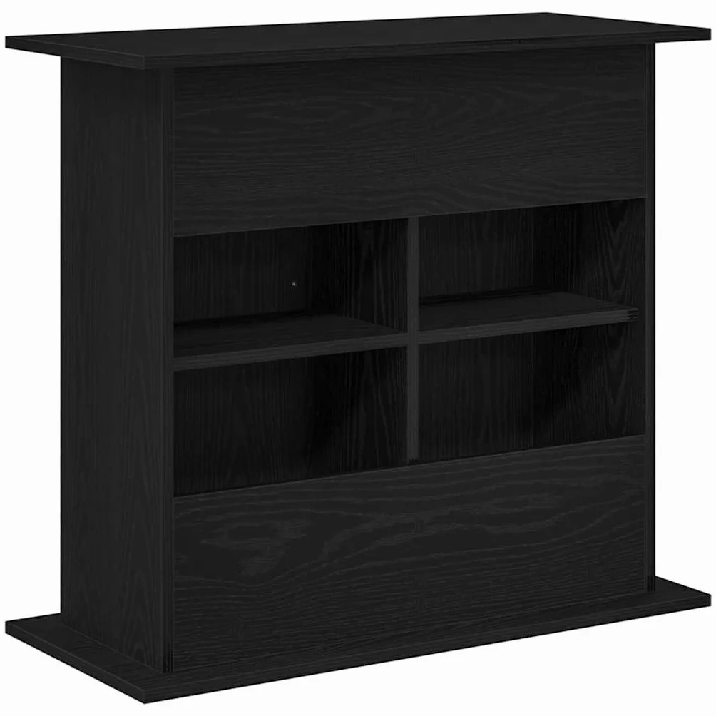 Aquarienschrank Unterschrank für Aquarium Schwarze Eiche 81 x 36 x 73 cm mit Stauraum