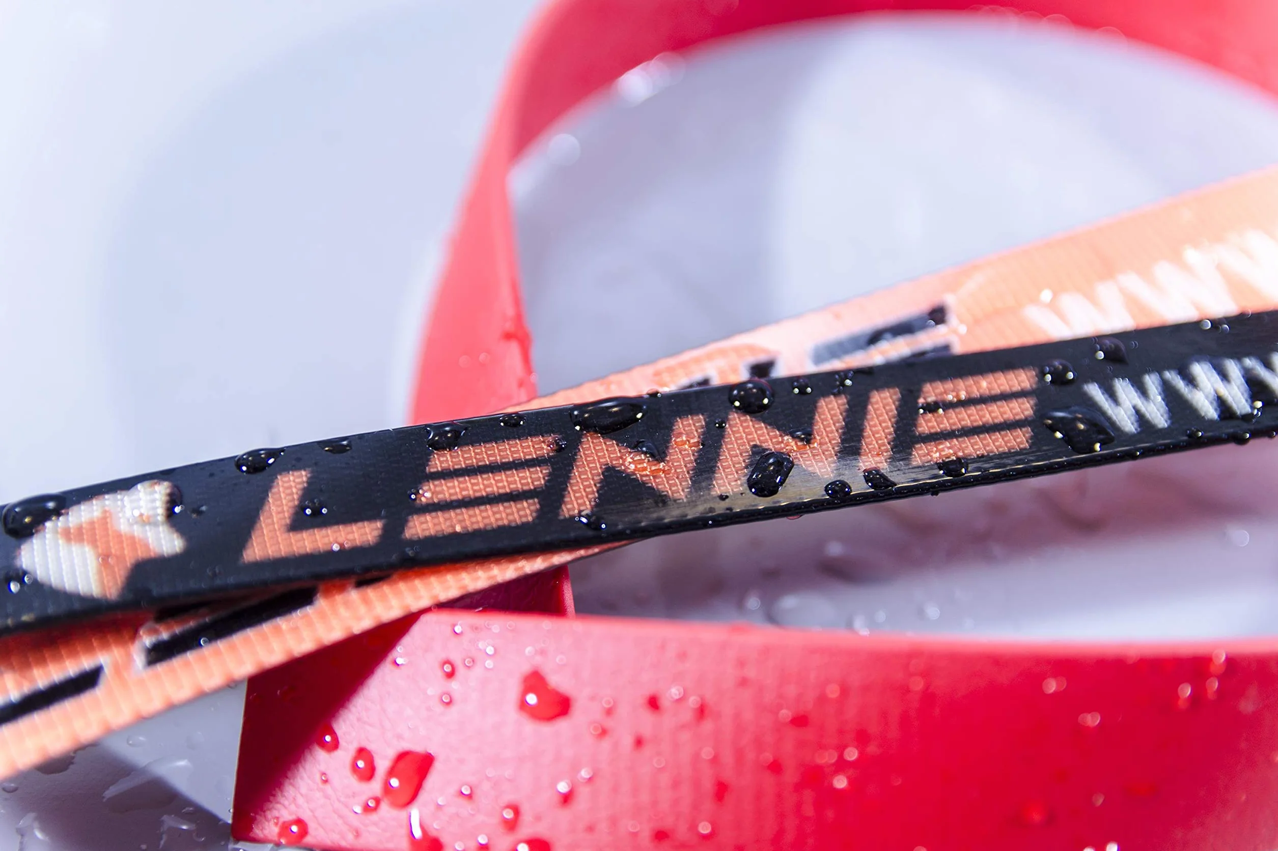 LENNIE BioThane Schleppleine, 9mm, Hunde 5-15kg, 25m lang, ohne Handschlaufe, Weiß, geflochten