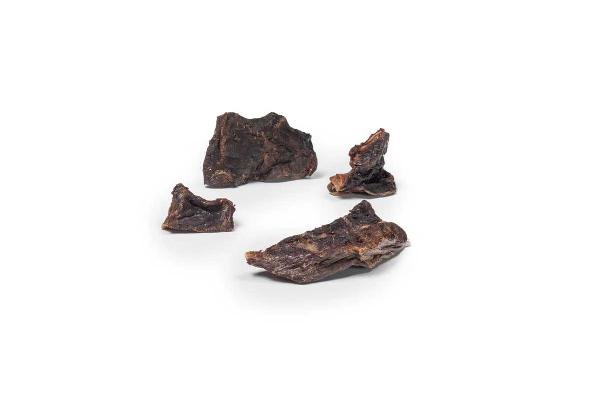 DIBO Herz, entfettet, 5kg-Karton, der kleine Naturkau-Snack oder Leckerli für Zwischendurch, Hundefutter, Qualitätskauartikel ohne Chemie