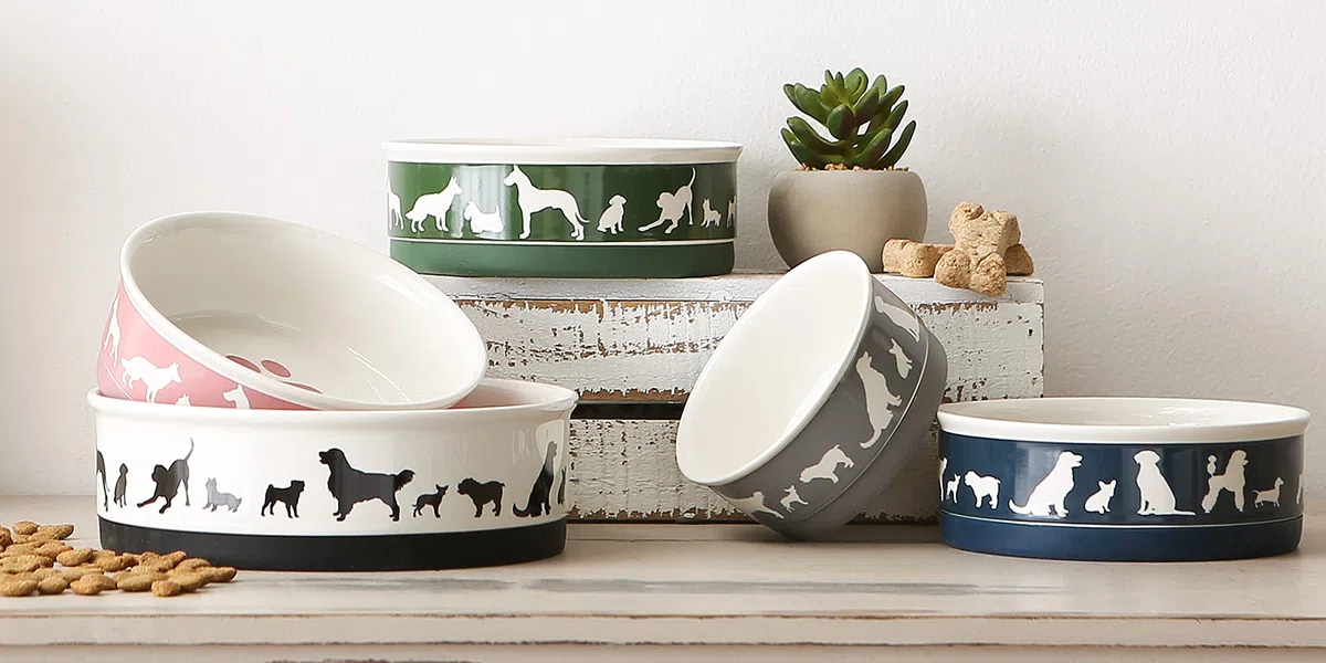 Bone Dry Keramik-Silhouetten-Kollektion, mittelgroß, 15,2 x 5,1 cm, Jägergrün, 2 Stück