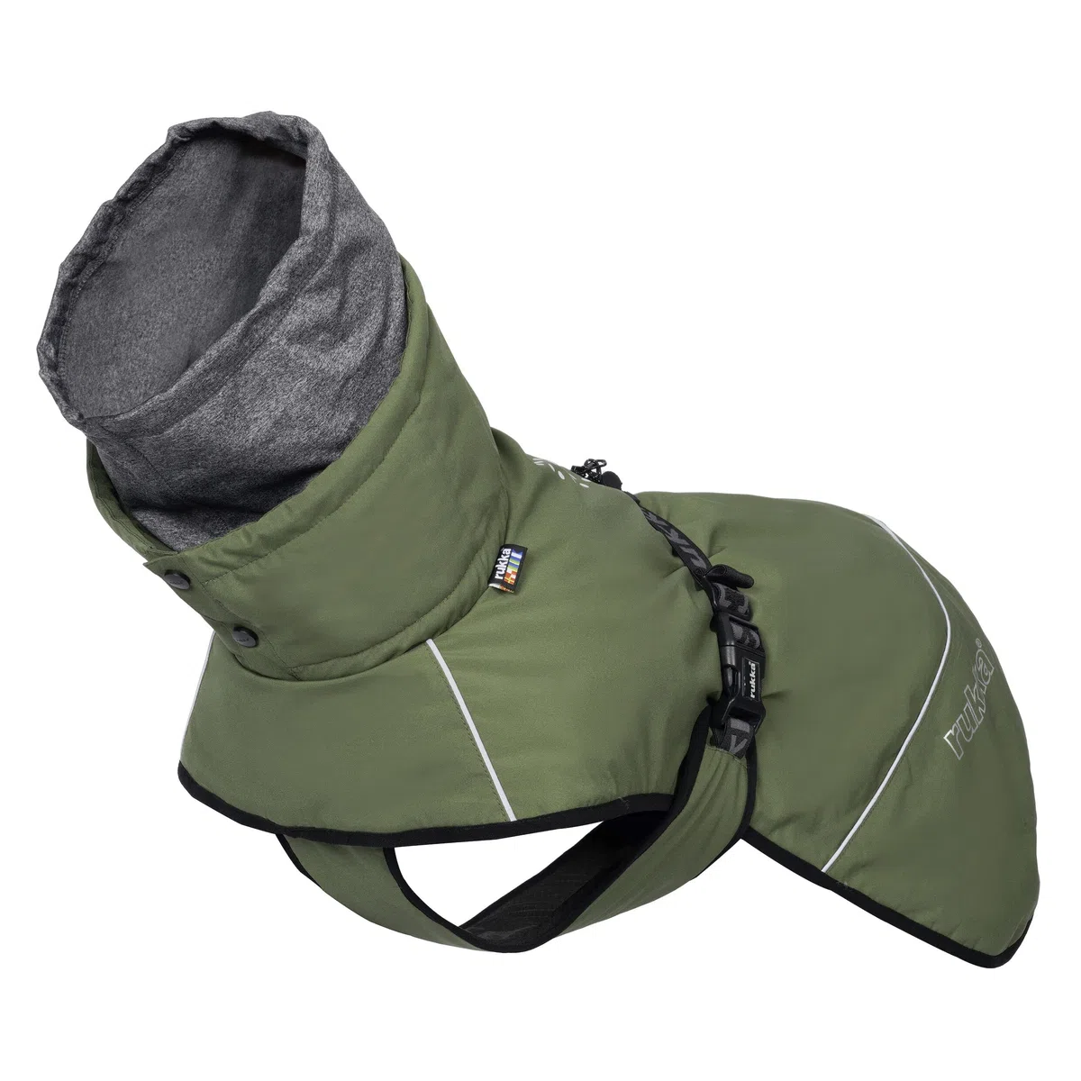 Rukka Pets Warmup 2.0 Coat Wintermantel für Hunde Dunkel Olivgrün 50