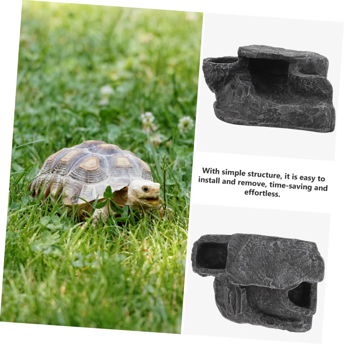 Sonnensimuliert Für Schildkröten Terrariumplattform Kletterrampe Dekorationen Aquariumzubehör Leicht Montierbar Robuste Struktur Für Kleine Reptilien